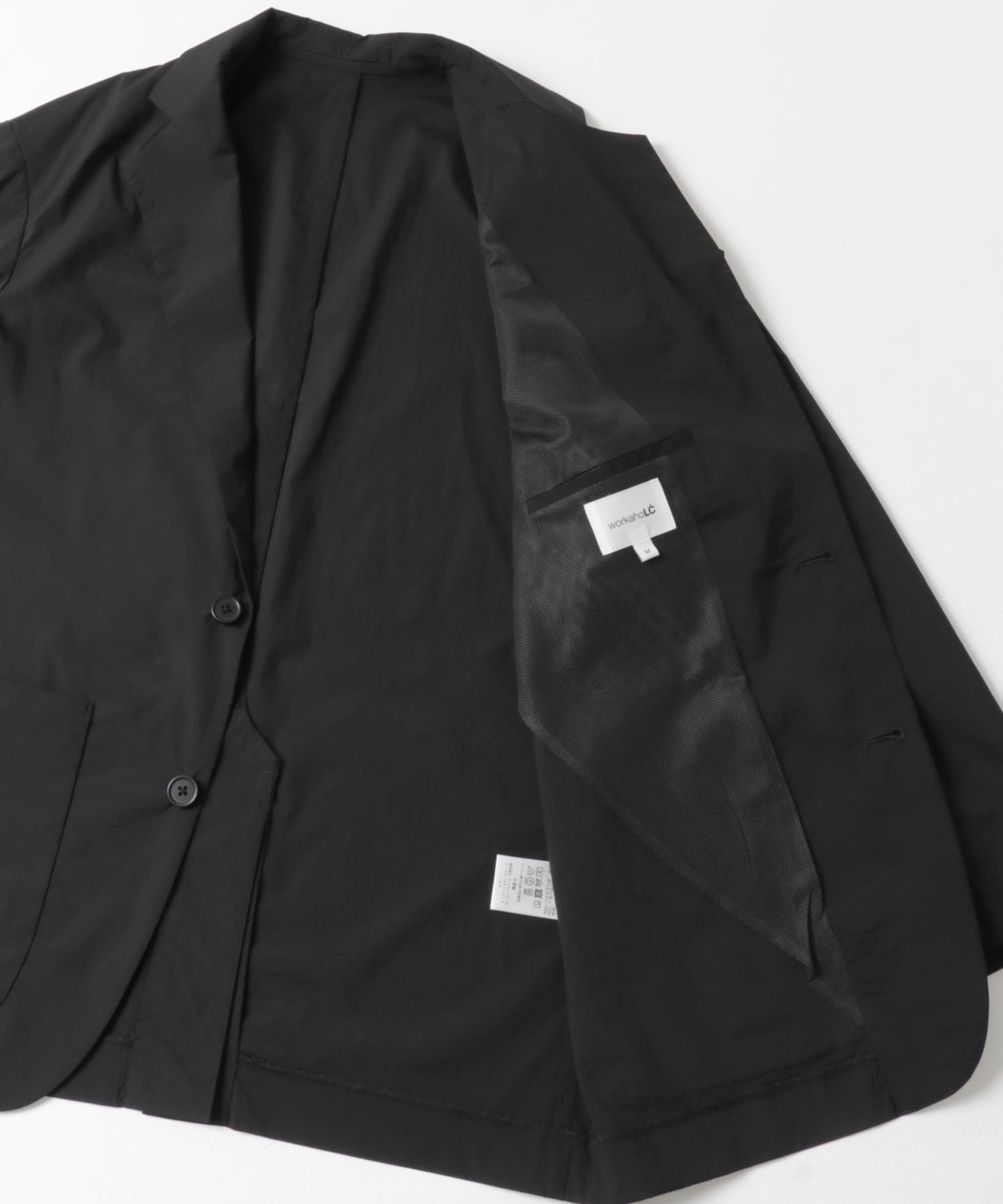 workahoLC　Air Nylon JACKET BLACK M