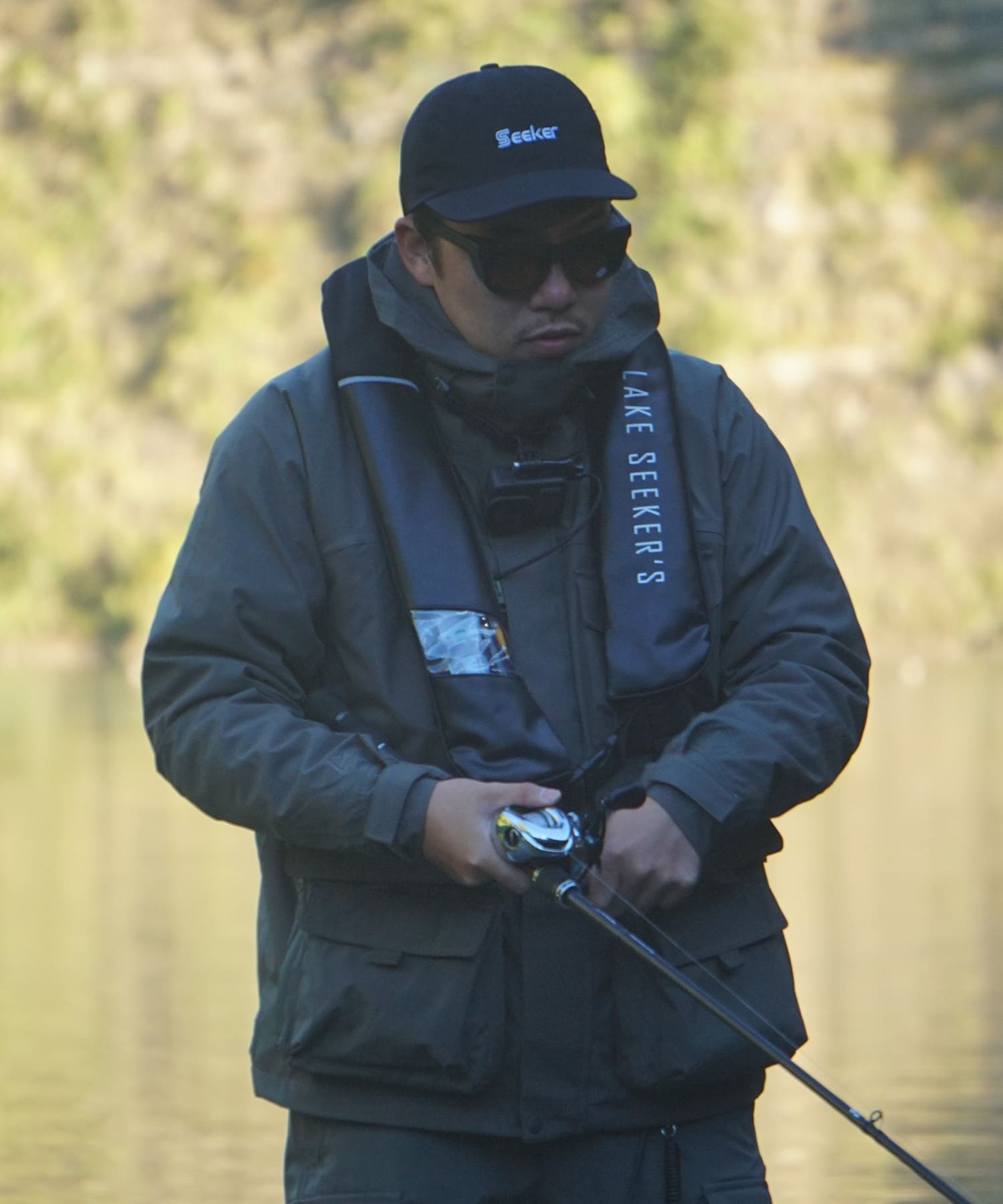 別注』LAKE SEEKERS×Bluestorm Life Jacket Shoulder(one Black