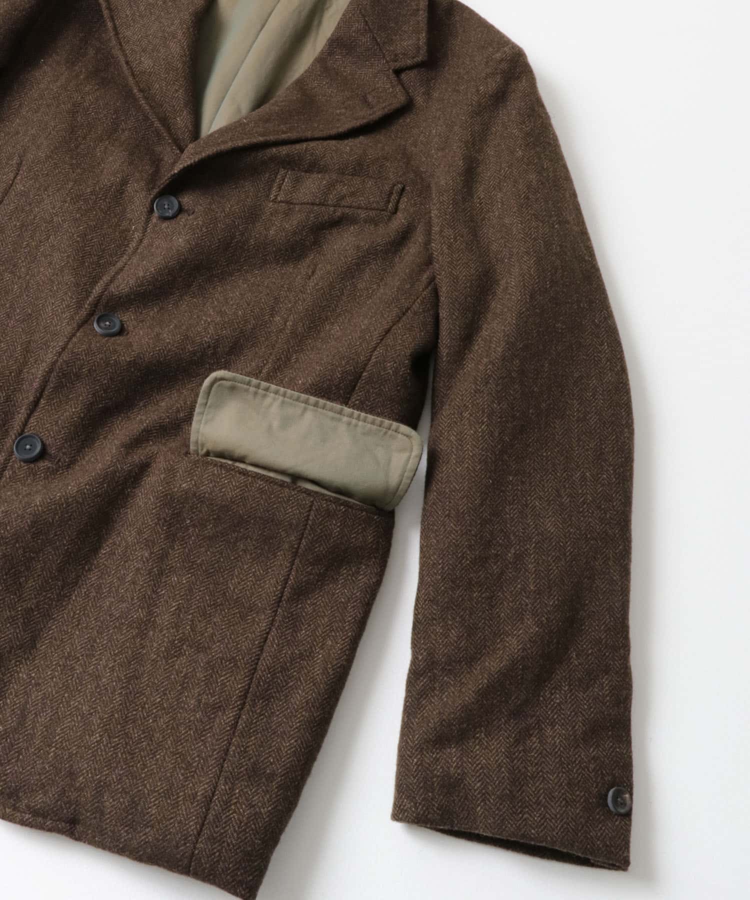 A PRESSE Tweed Tailored Jacket(2 CHARCOAL): アウター｜URBAN