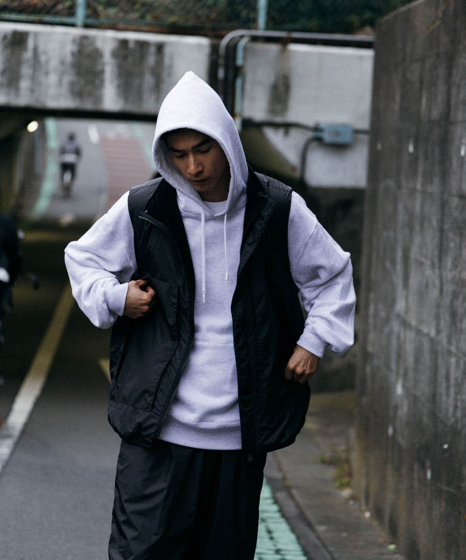 model身長：180cm 着用サイズ：XL
