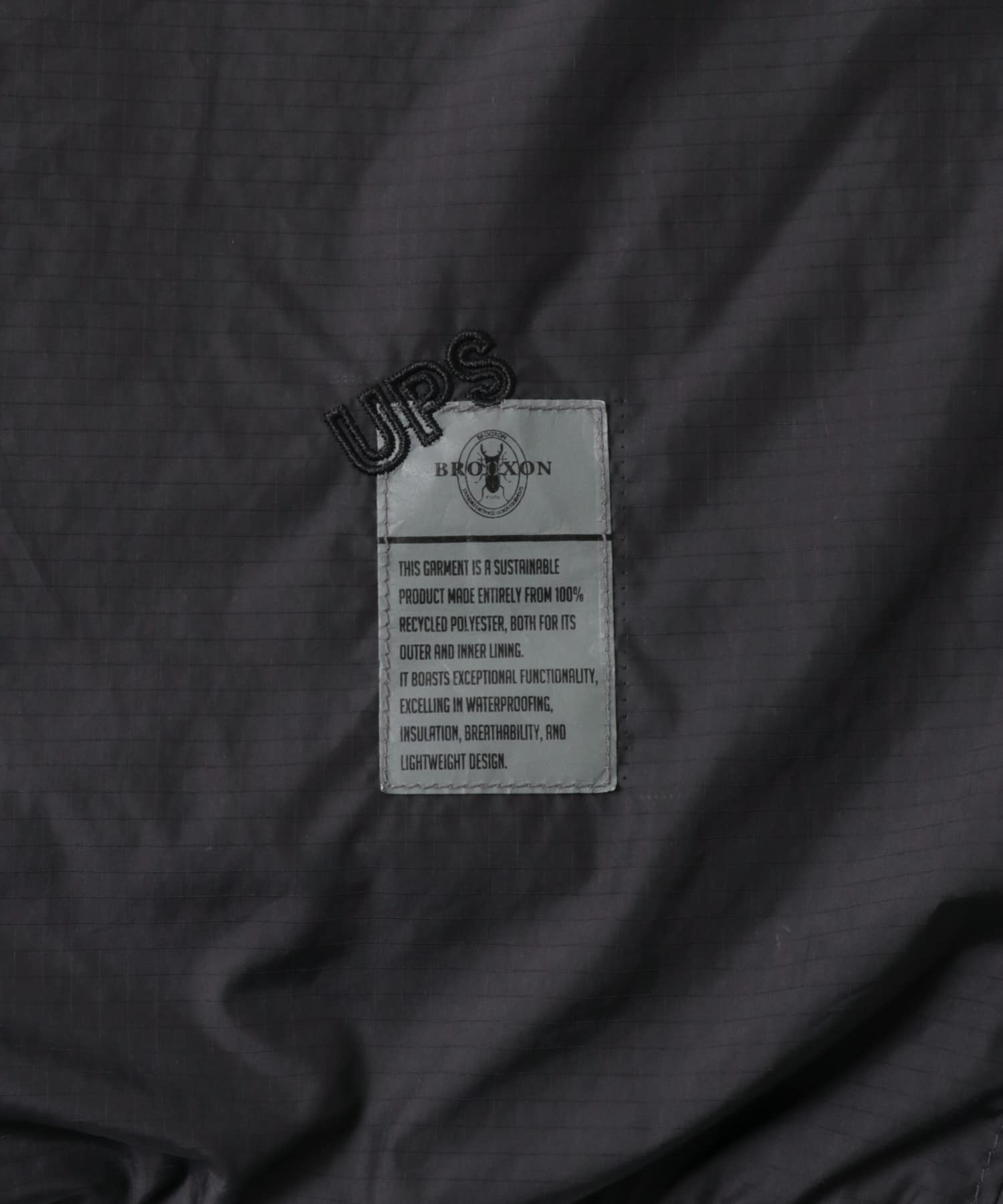 BROOXON　U.P.S. OCTARTECH VEST BLACK M