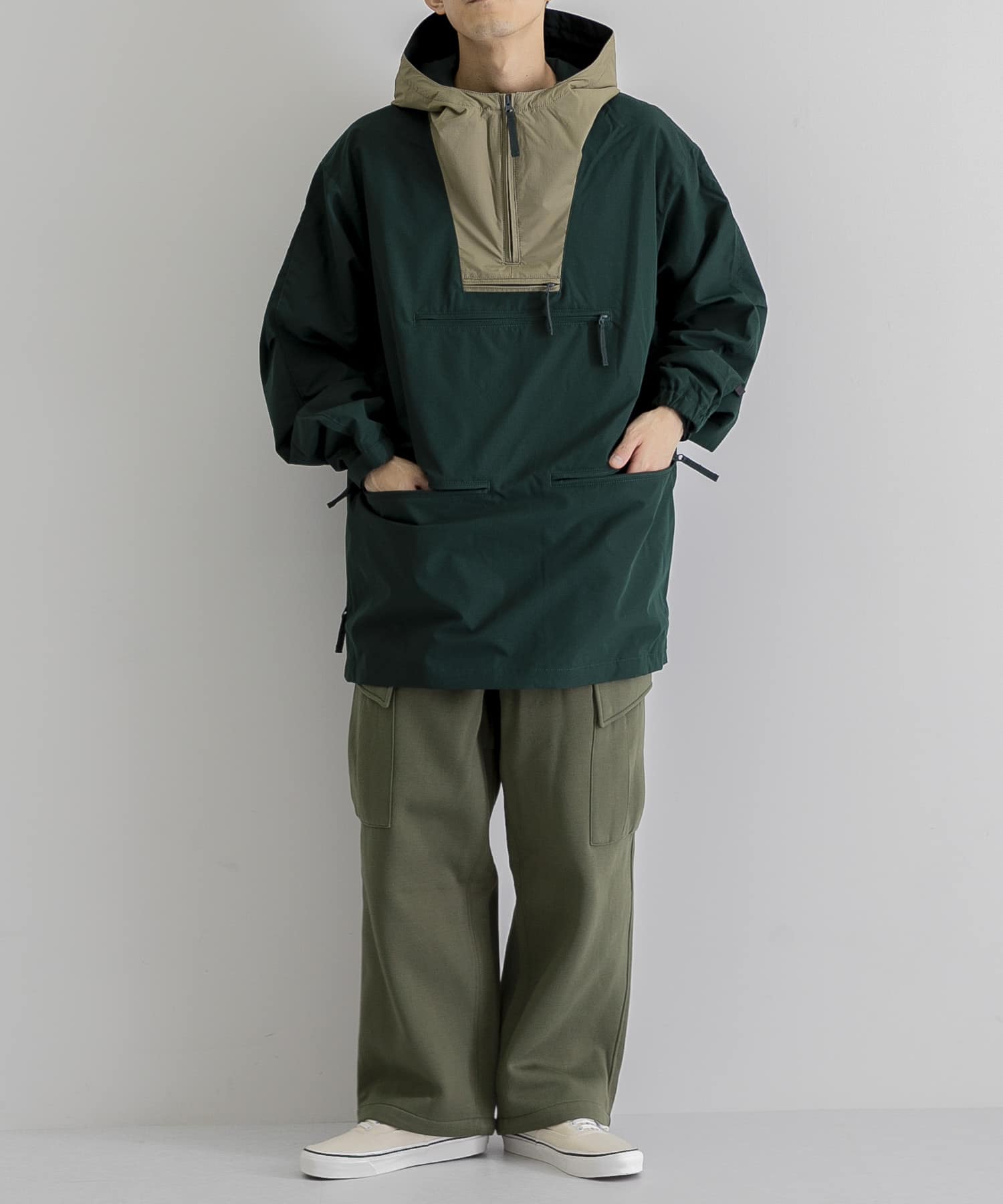 model身長：175cm　着用サイズ：L