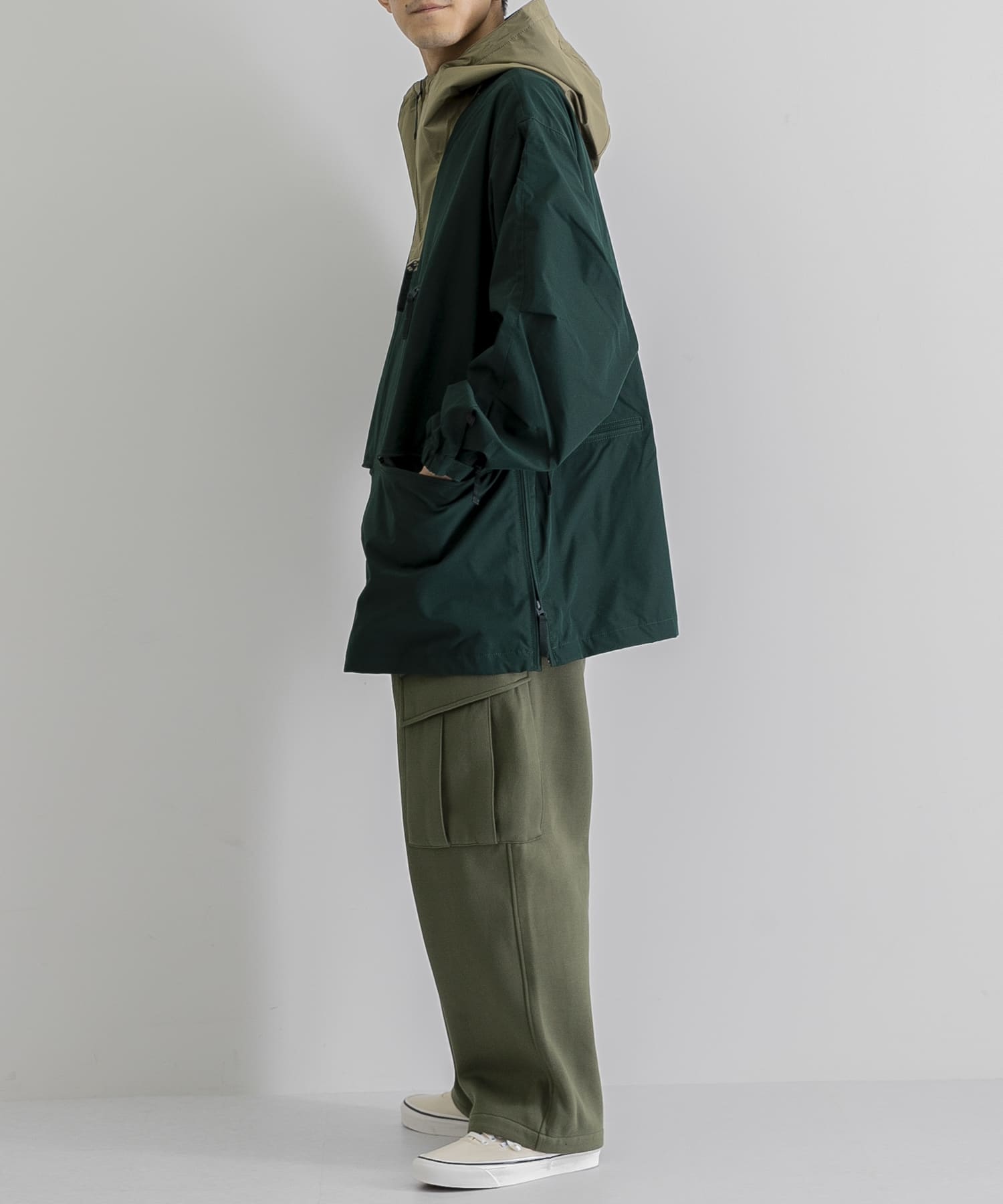 model身長：175cm　着用サイズ：L