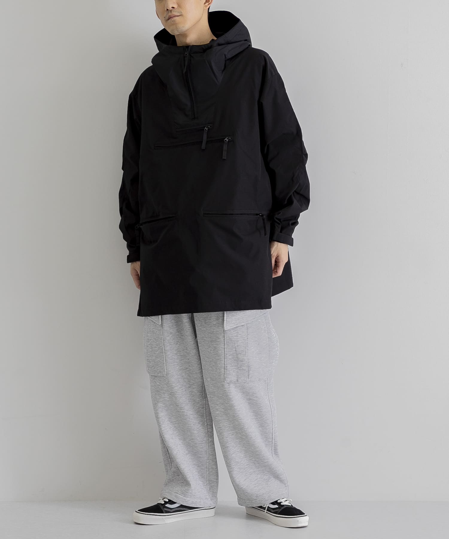 model身長：175cm　着用サイズ：L