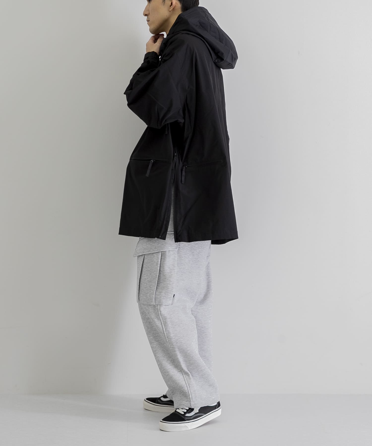 model身長：175cm　着用サイズ：L