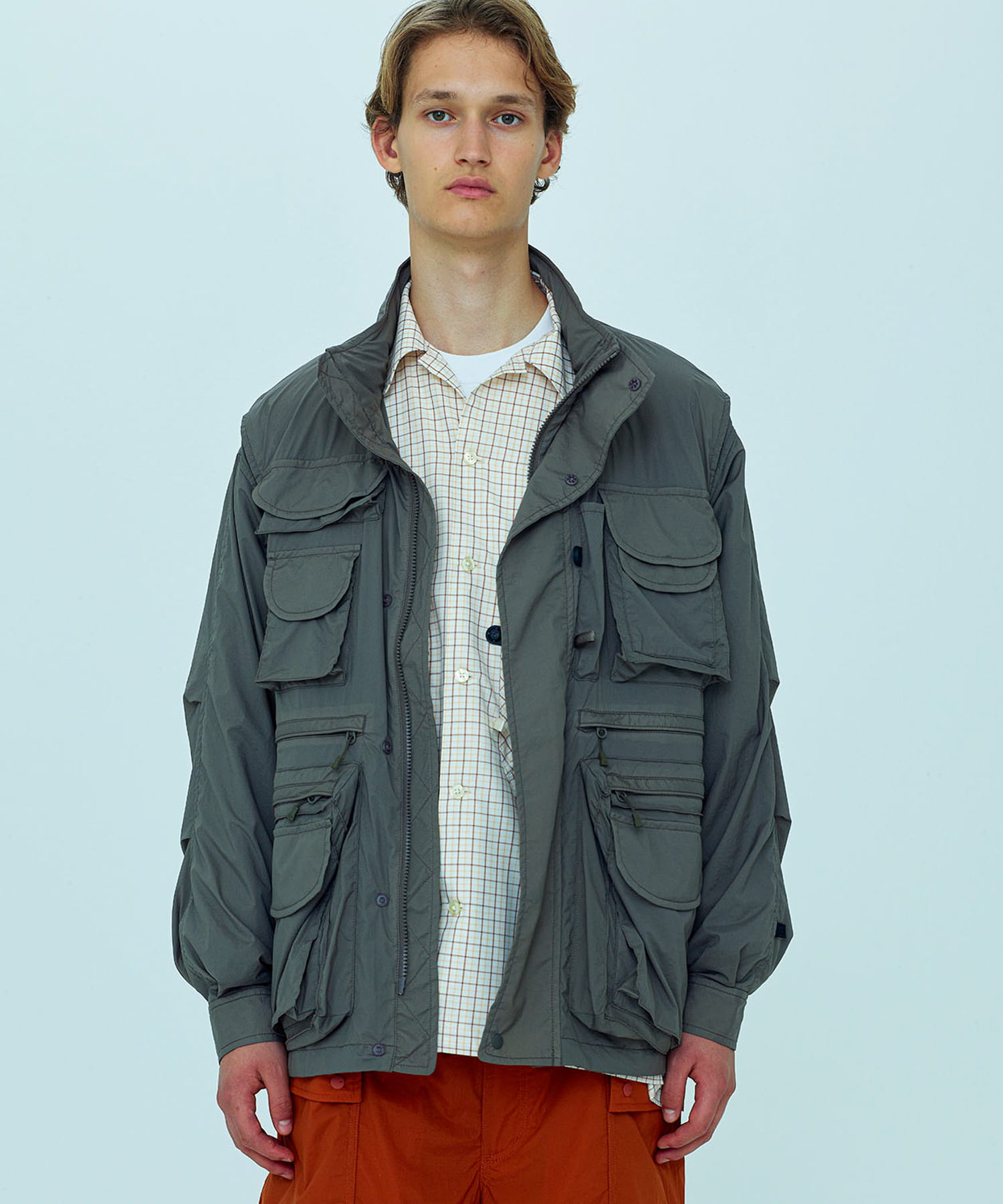 DAIWA PIER39 2WAY PERFECT FISHING JACKET(M ORANGE): アウター