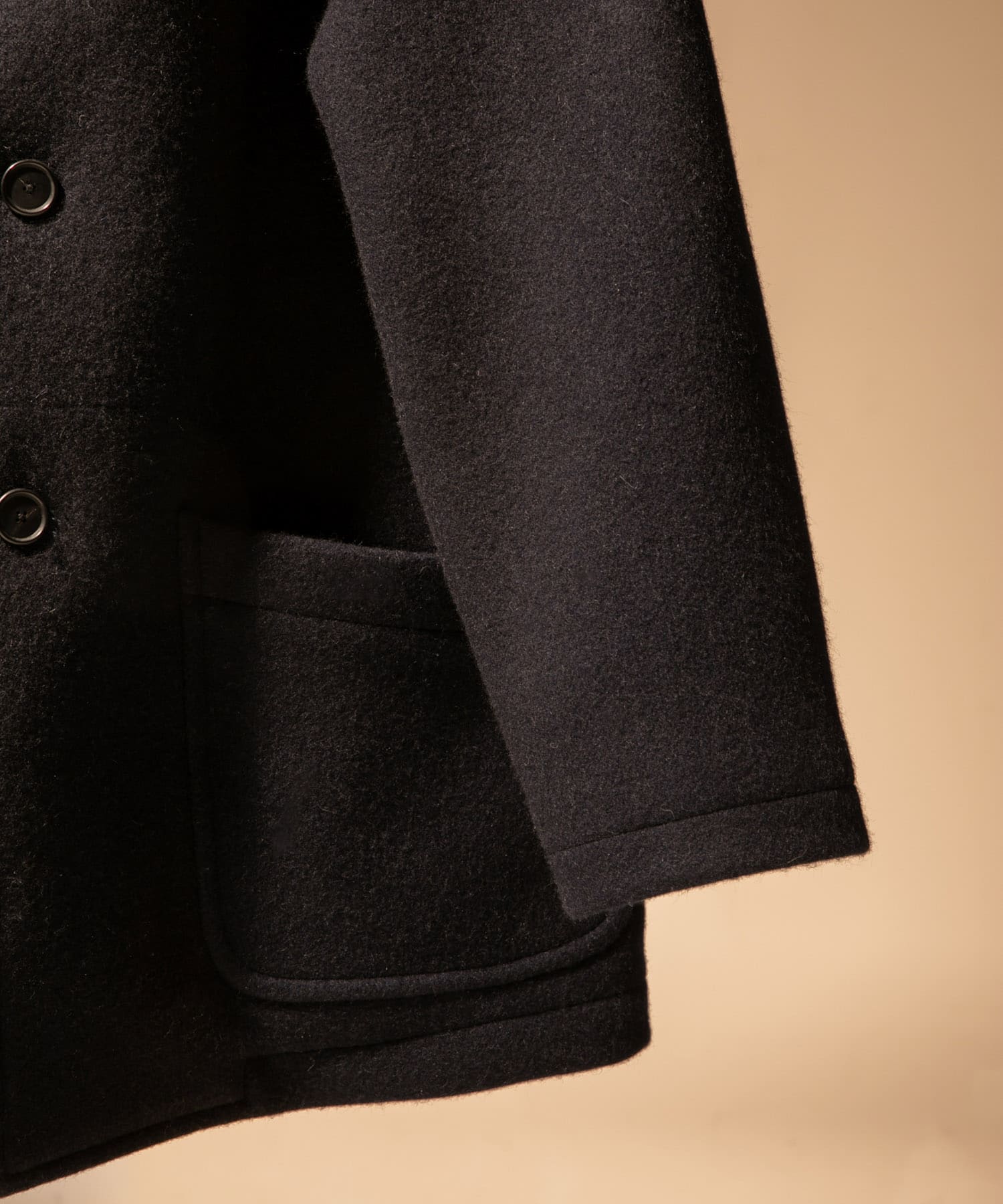 A PRESSE　Double Face Cashmere Coat NAVY 2
