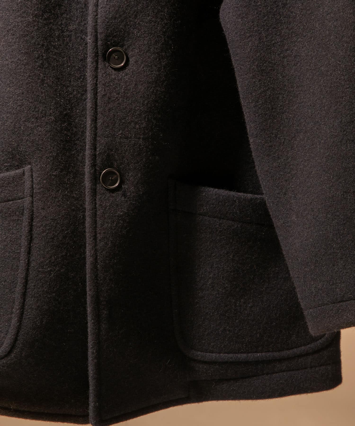 A PRESSE　Double Face Cashmere Coat NAVY 2