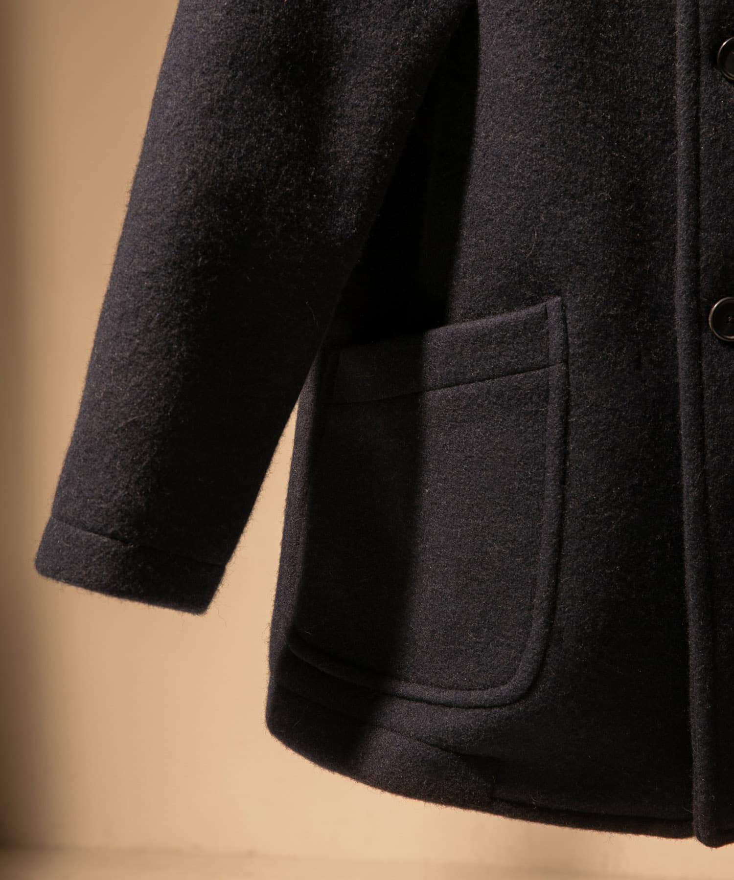 A PRESSE　Double Face Cashmere Coat NAVY 2