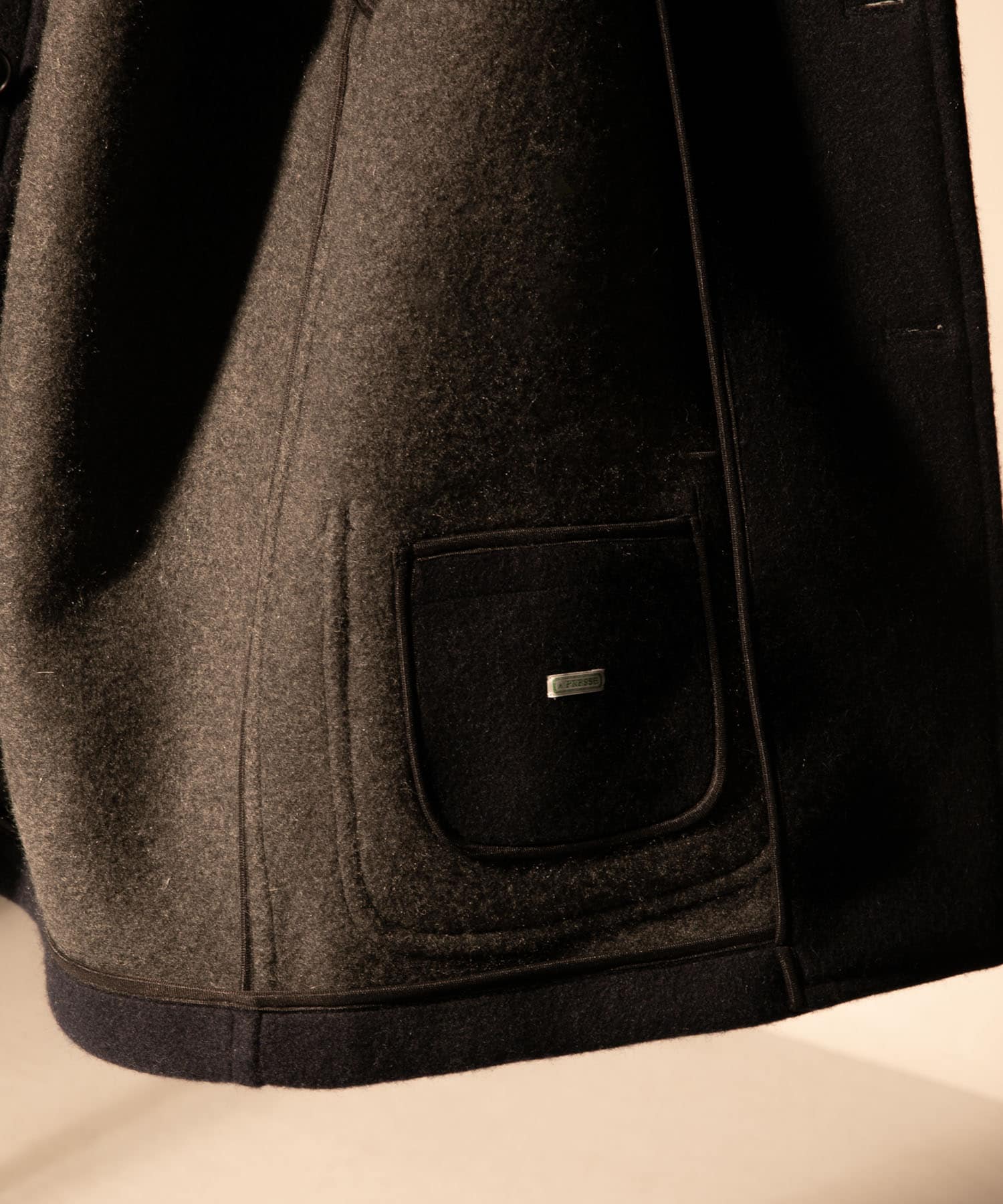 A PRESSE　Double Face Cashmere Coat NAVY 2