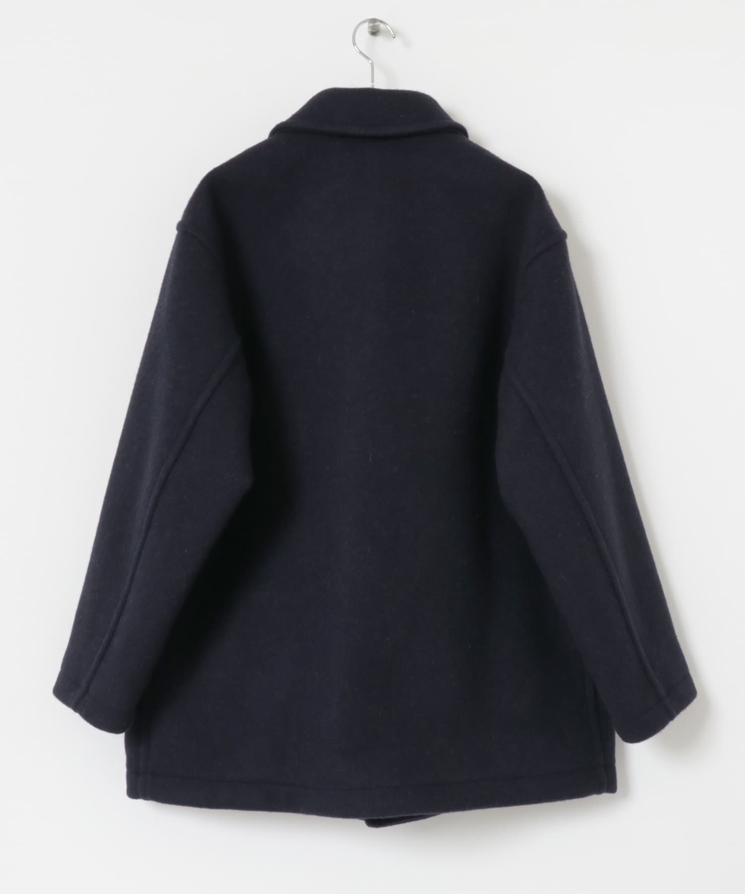 A PRESSE　Double Face Cashmere Coat NAVY 2
