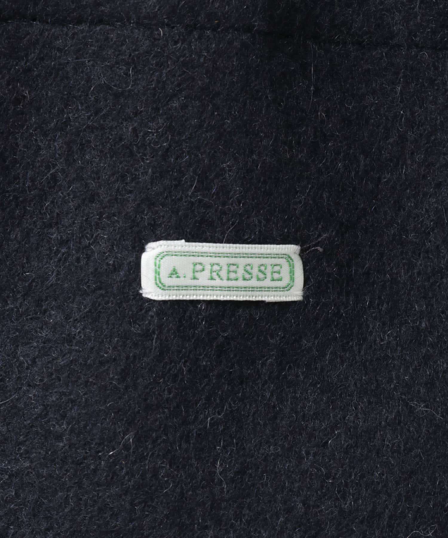 A PRESSE　Double Face Cashmere Coat NAVY 2