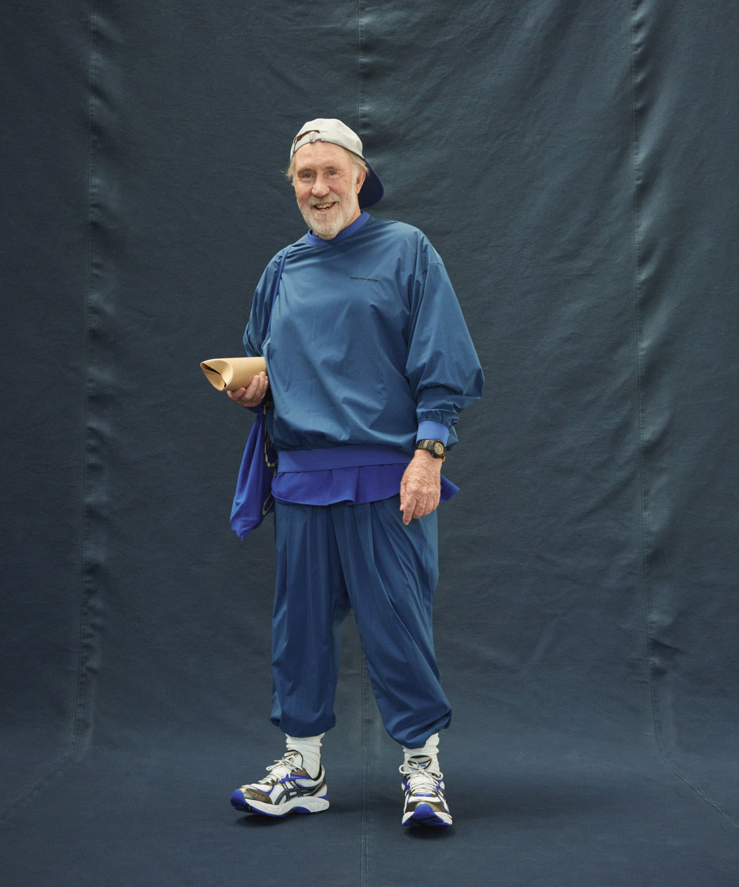 SFC　NYLON CREW Blue L