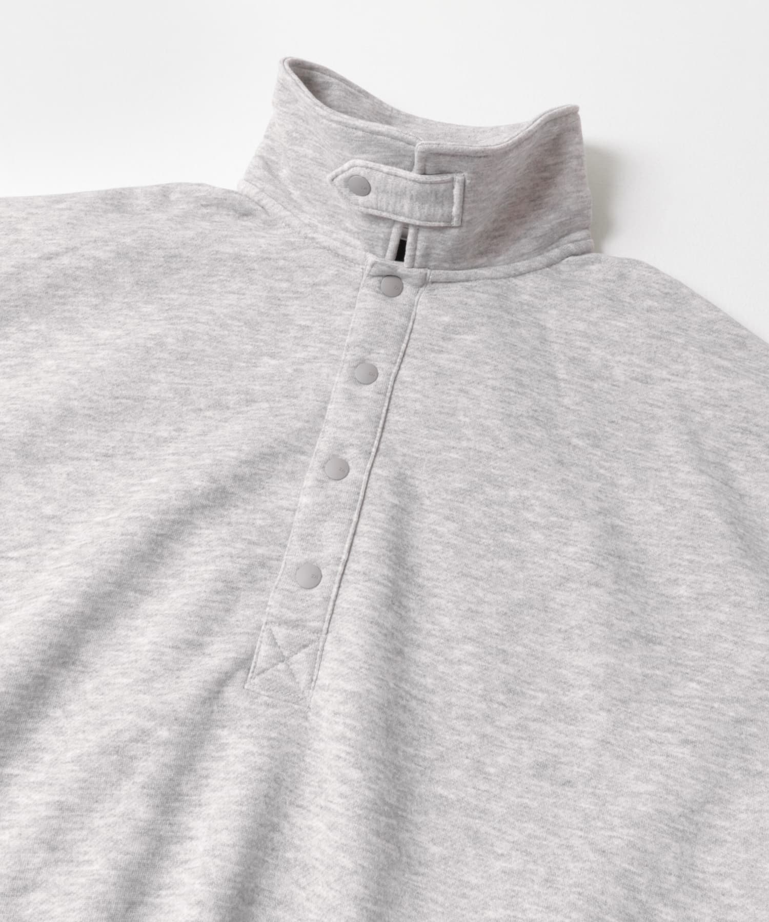 DAIWA PIER39　Ws TECH SWEAT SNAP PULLOVER TOP GRAY FREE
