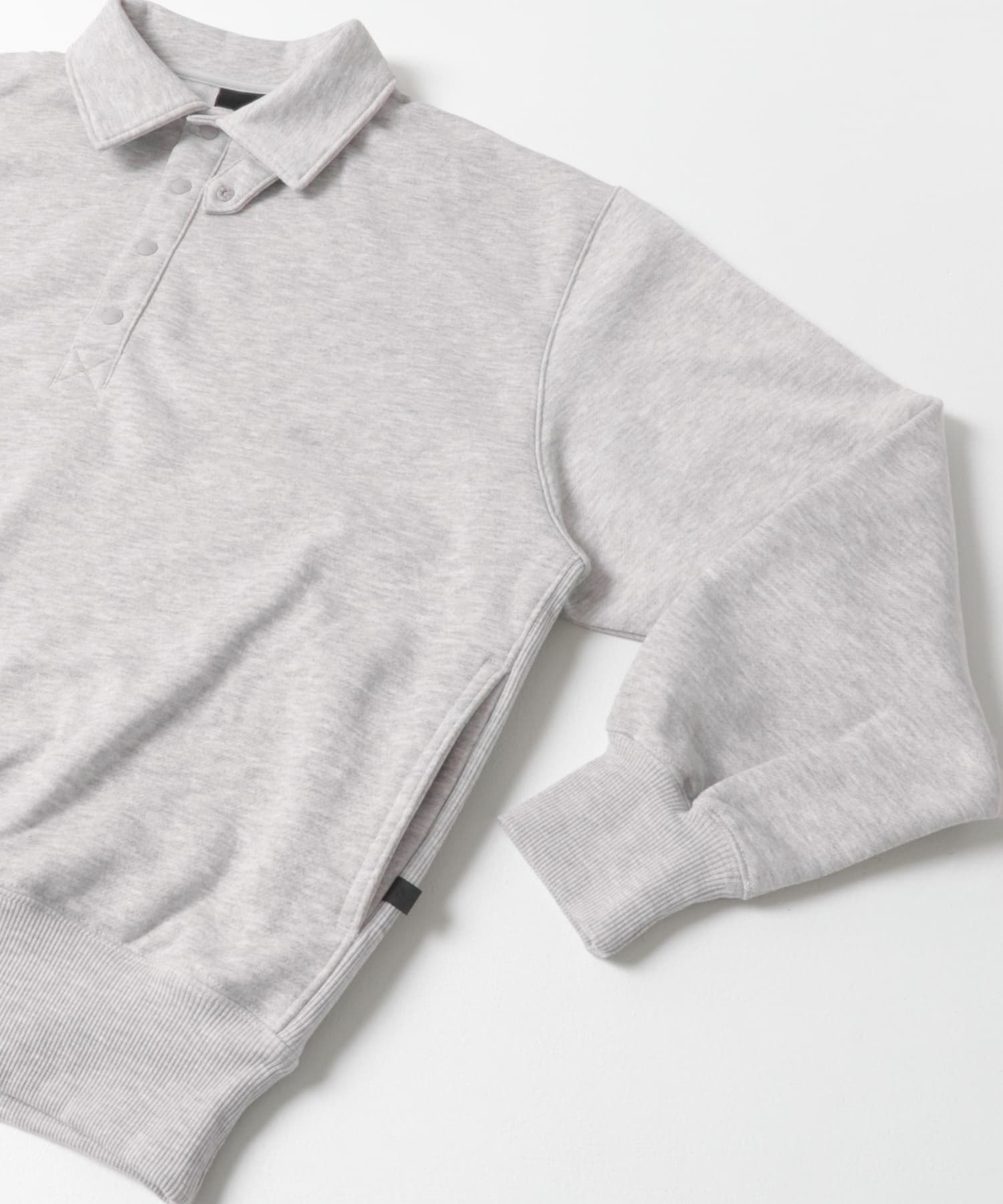 DAIWA PIER39　Ws TECH SWEAT SNAP PULLOVER TOP GRAY FREE