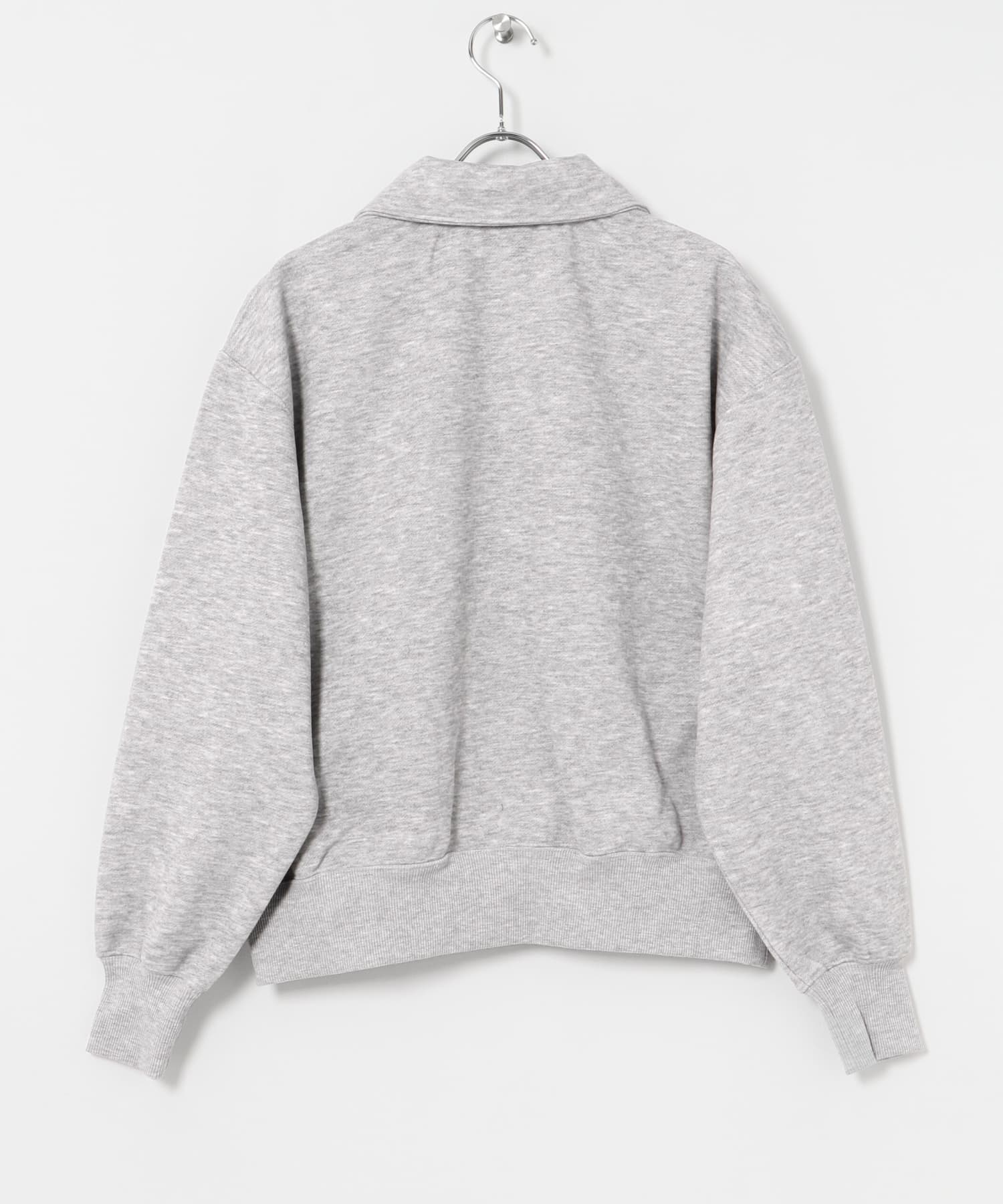 DAIWA PIER39　Ws TECH SWEAT SNAP PULLOVER TOP GRAY FREE