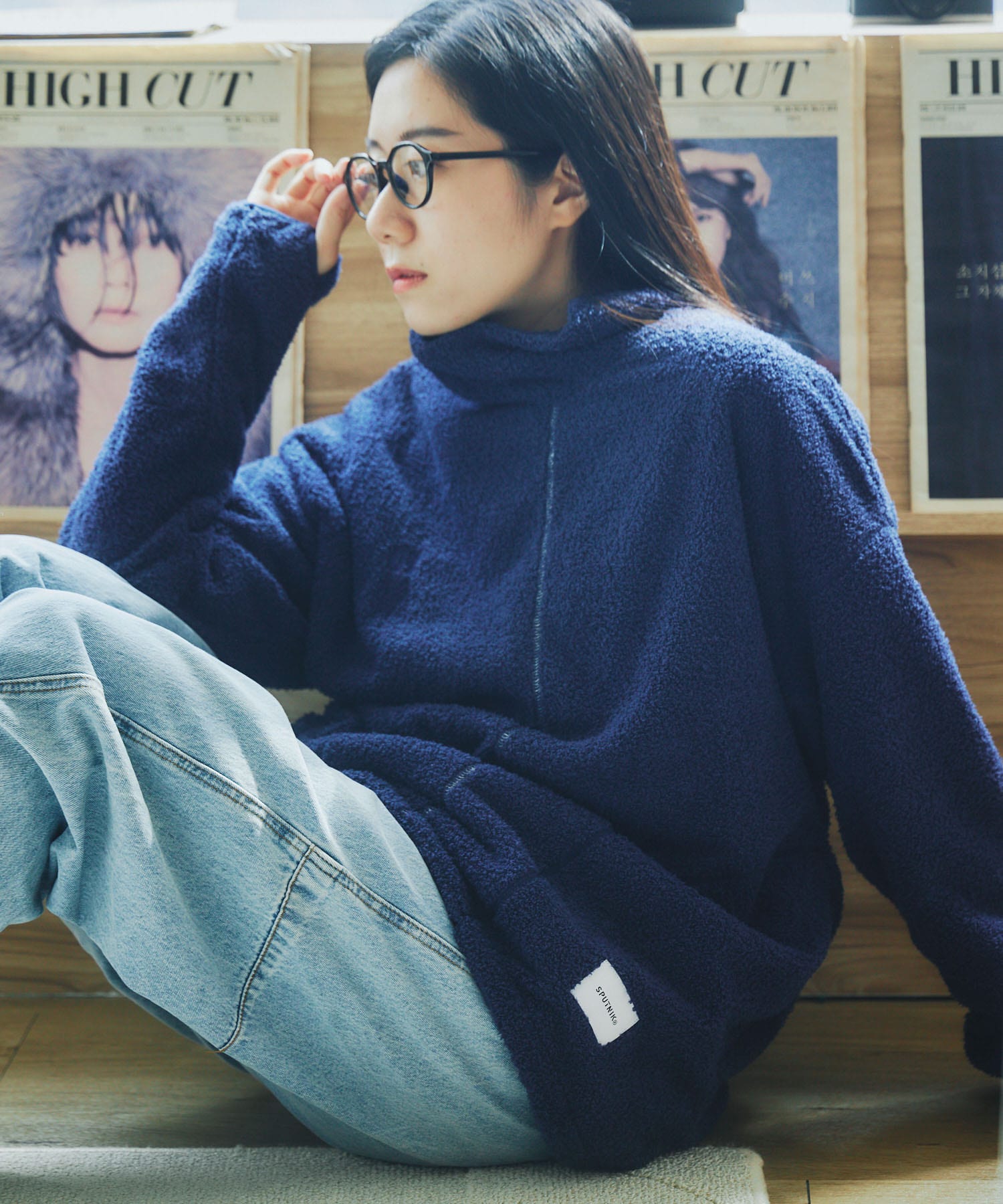 『別注』SPUTNIK×URBANRESEARCH　Human wear Navy M