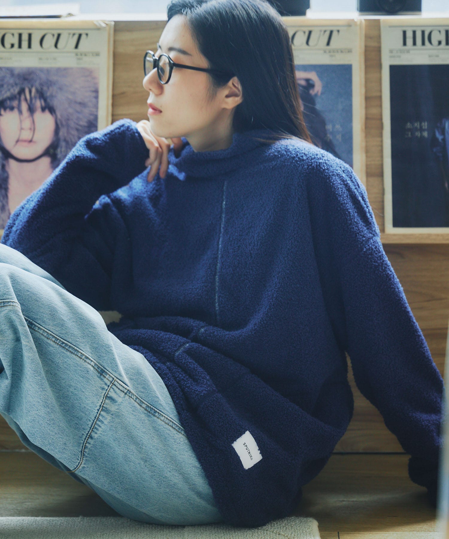 『別注』SPUTNIK×URBANRESEARCH　Human wear Navy M