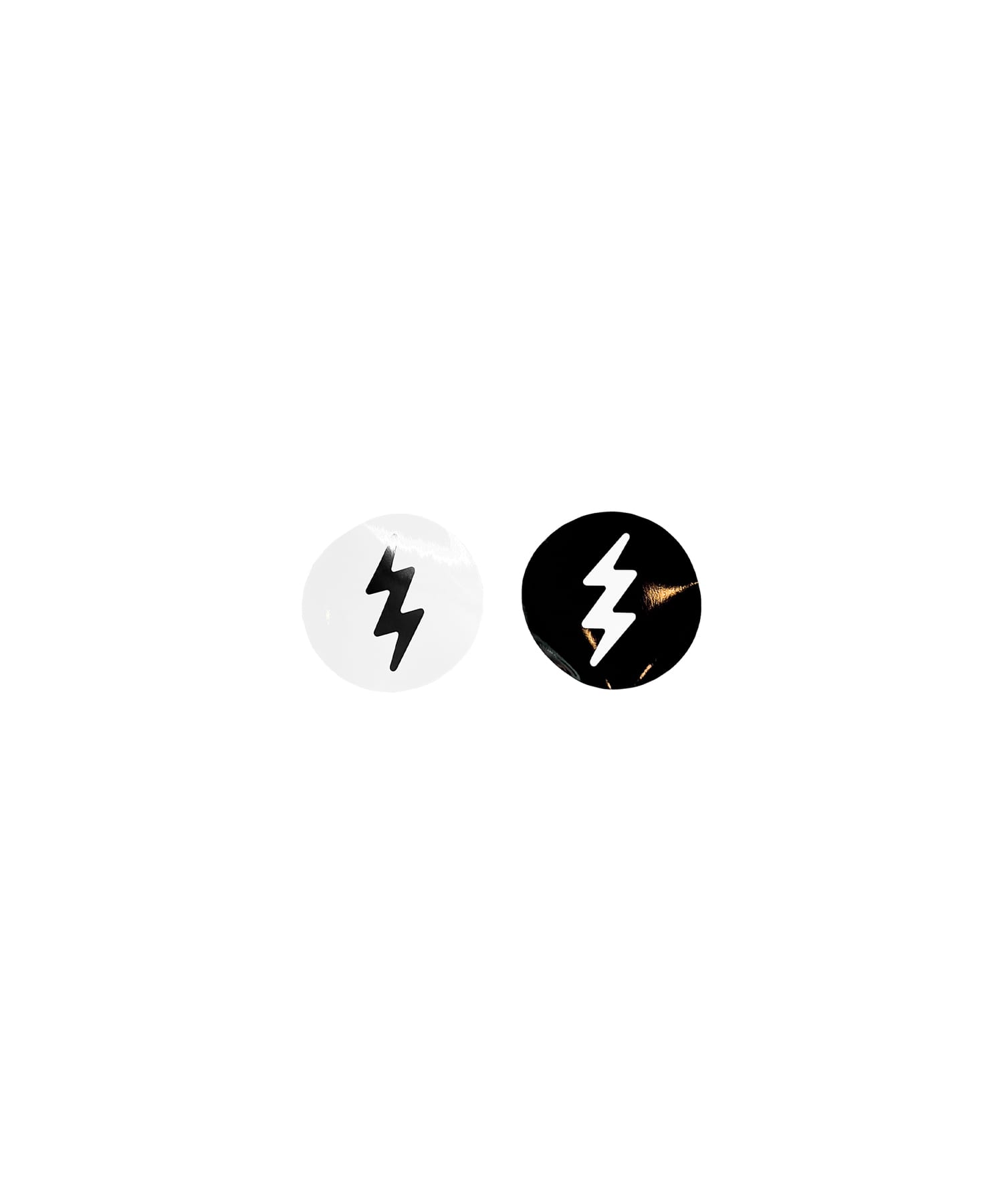 ELECTRIC　ICON LOGO STICKER WHT/BLK S