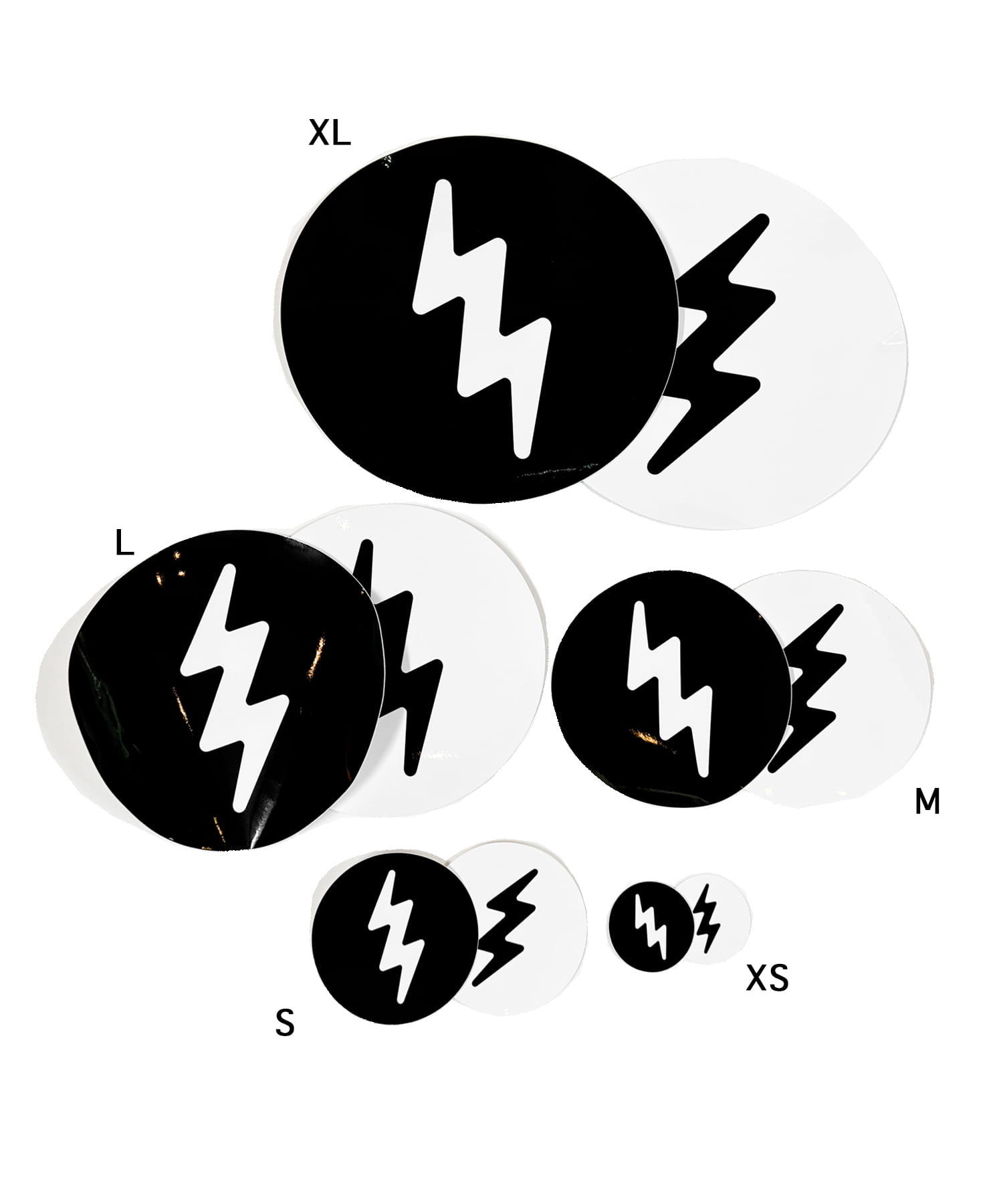 ELECTRIC　ICON LOGO STICKER BLK/WHT S