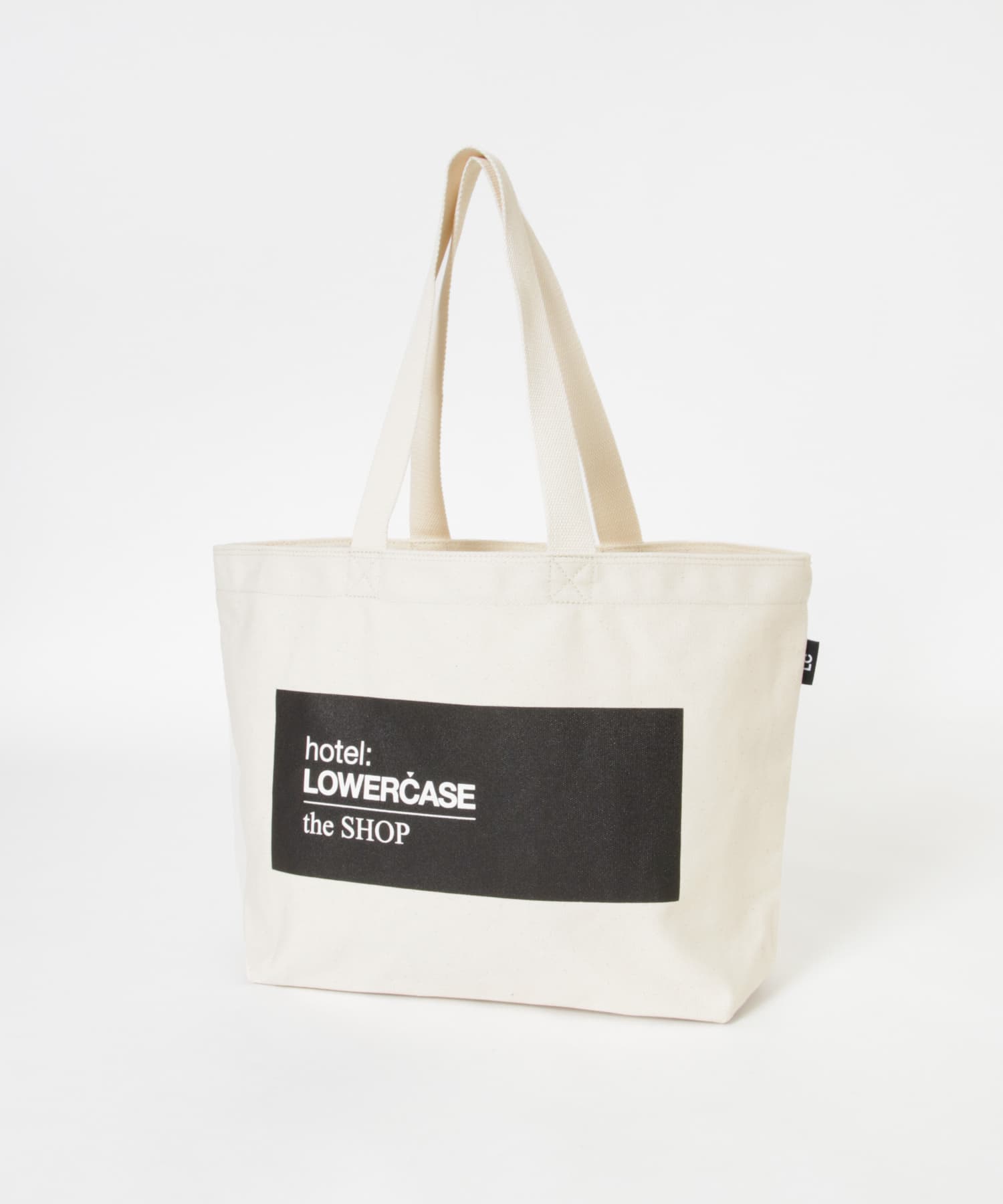 別注』LOWERCASE×URBS キャンバストートL(FREE WHITE): バッグ｜URBAN