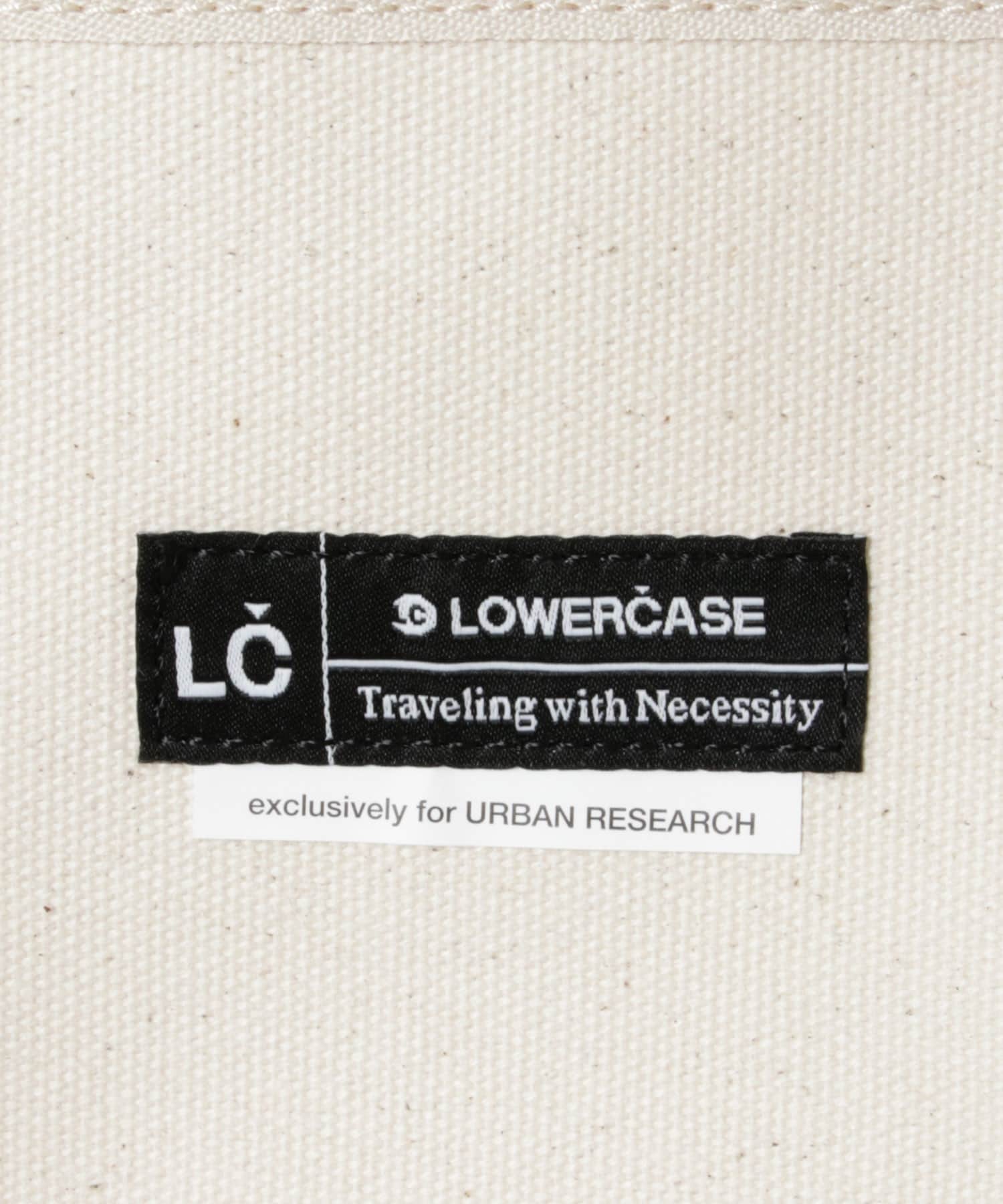 『別注』LOWERCASE×URBS　キャンバストートXL WHITE FREE