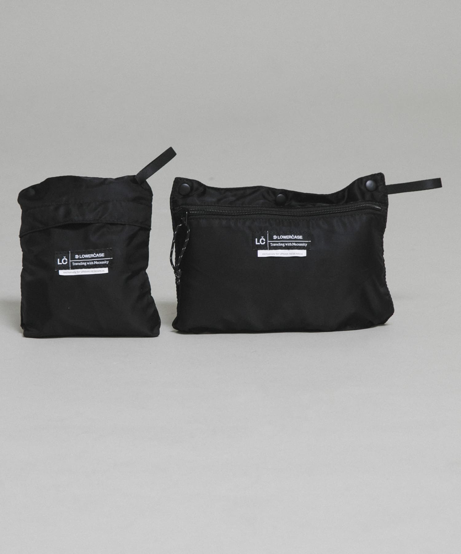 『別注』LOWERCASE×URBS　パッカブルバックボストン BLACK FREE