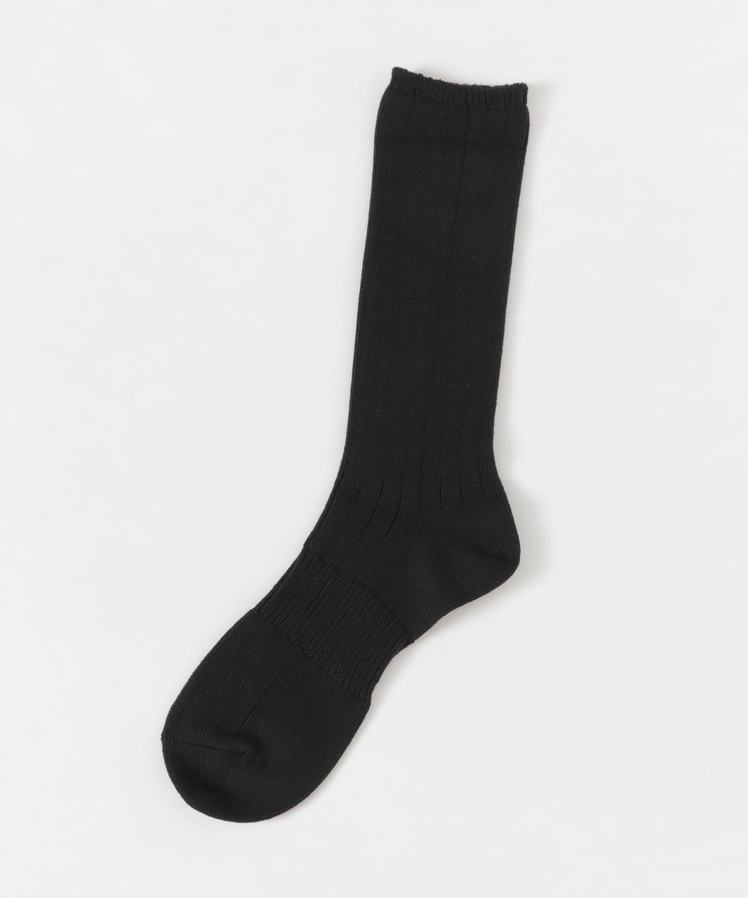 VIBSOX　LOOSE RIB SOCKS BLACK FREE