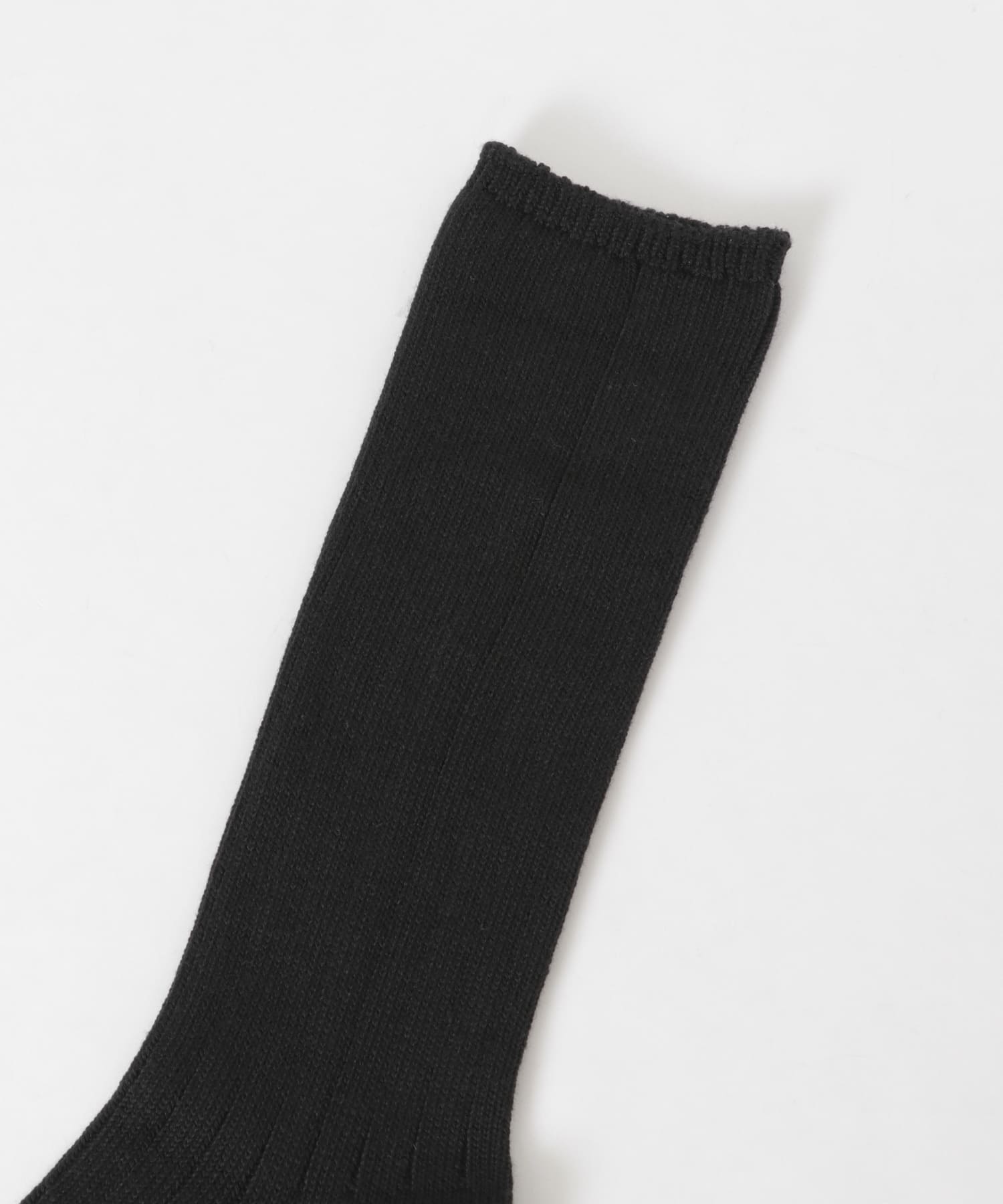 VIBSOX　LOOSE RIB SOCKS BLACK FREE