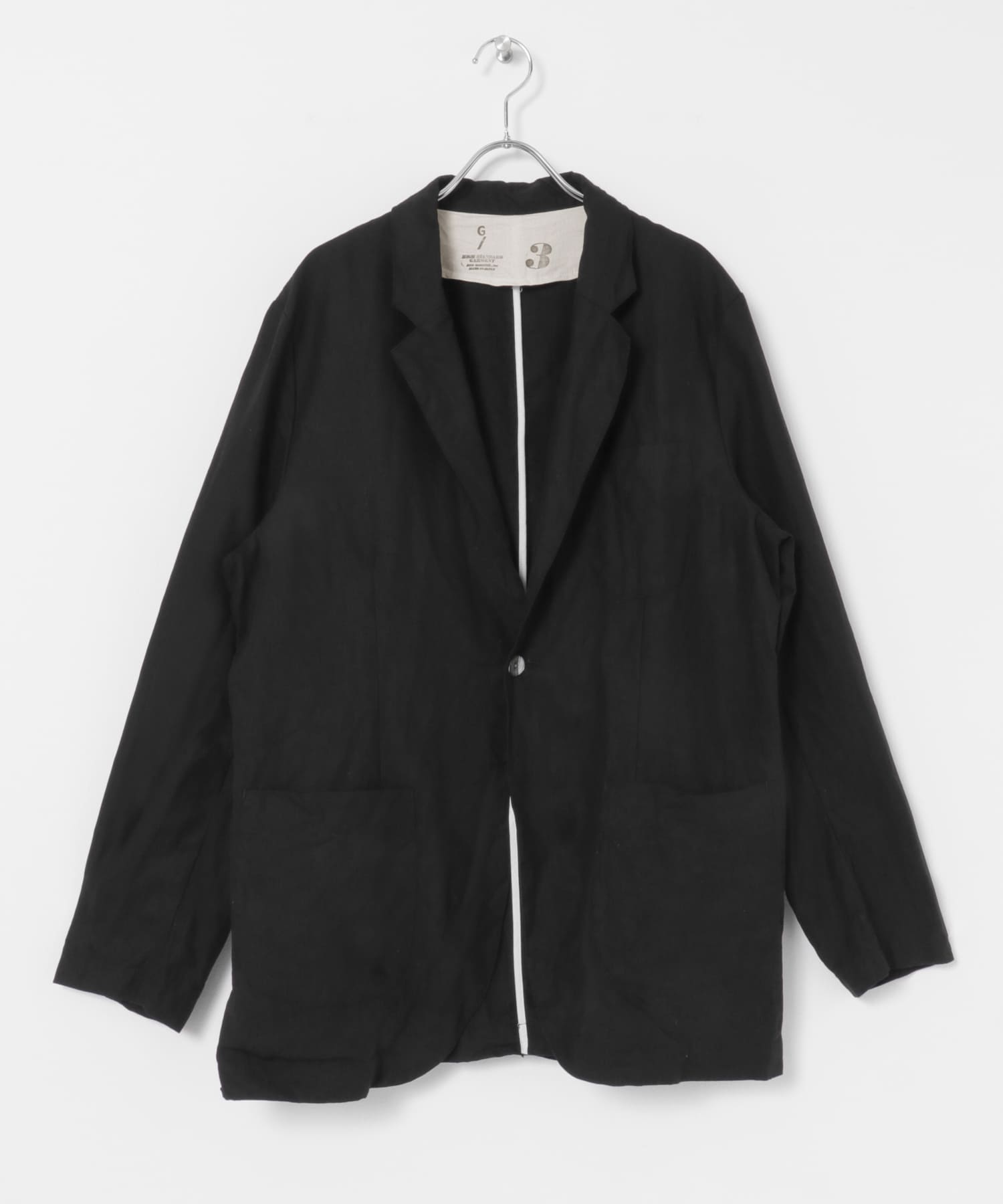 Gurank　Lapel work Jacket Linen