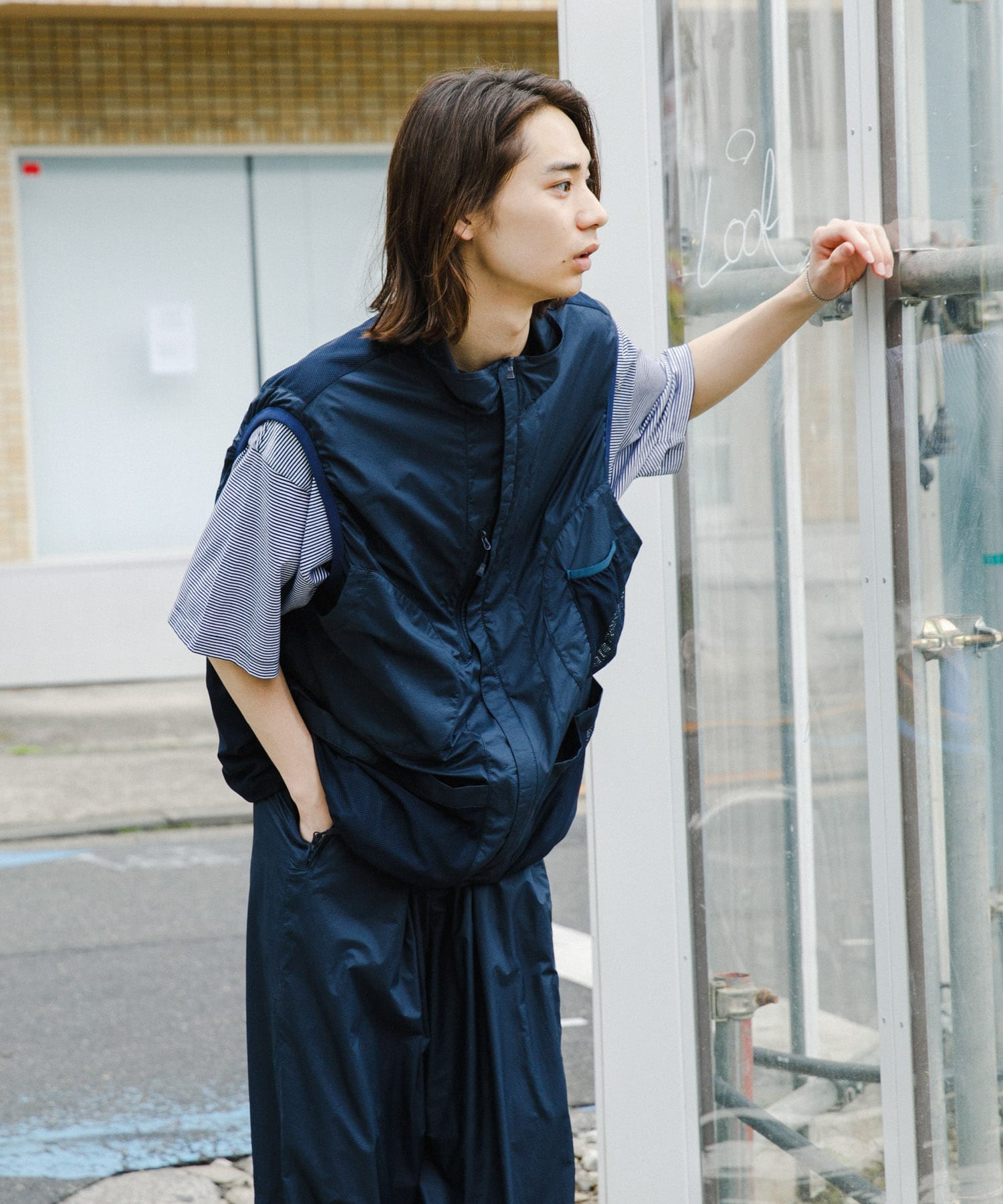 model身長：172cm 着用サイズ：L