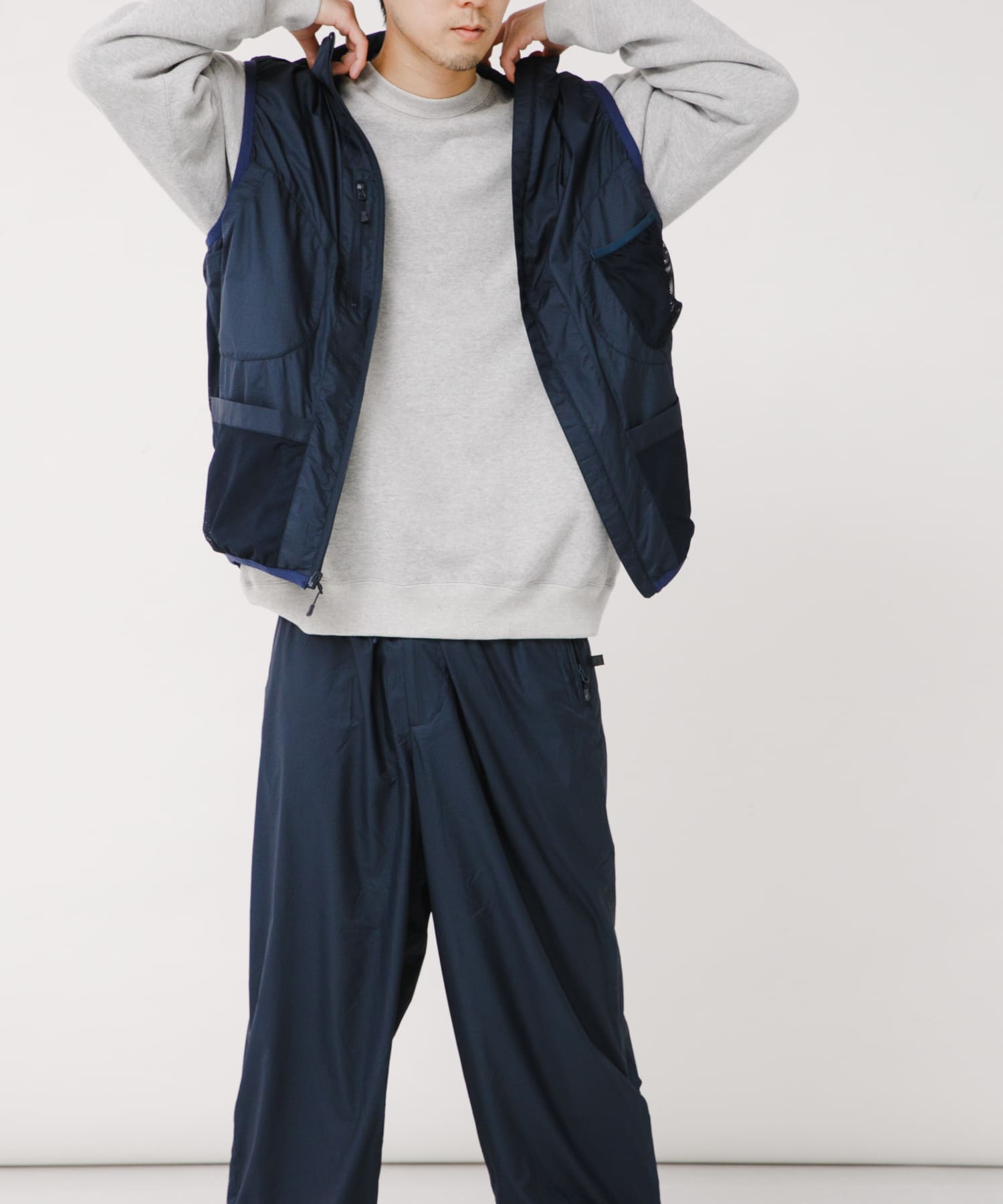 model身長：180cm 着用サイズ：L