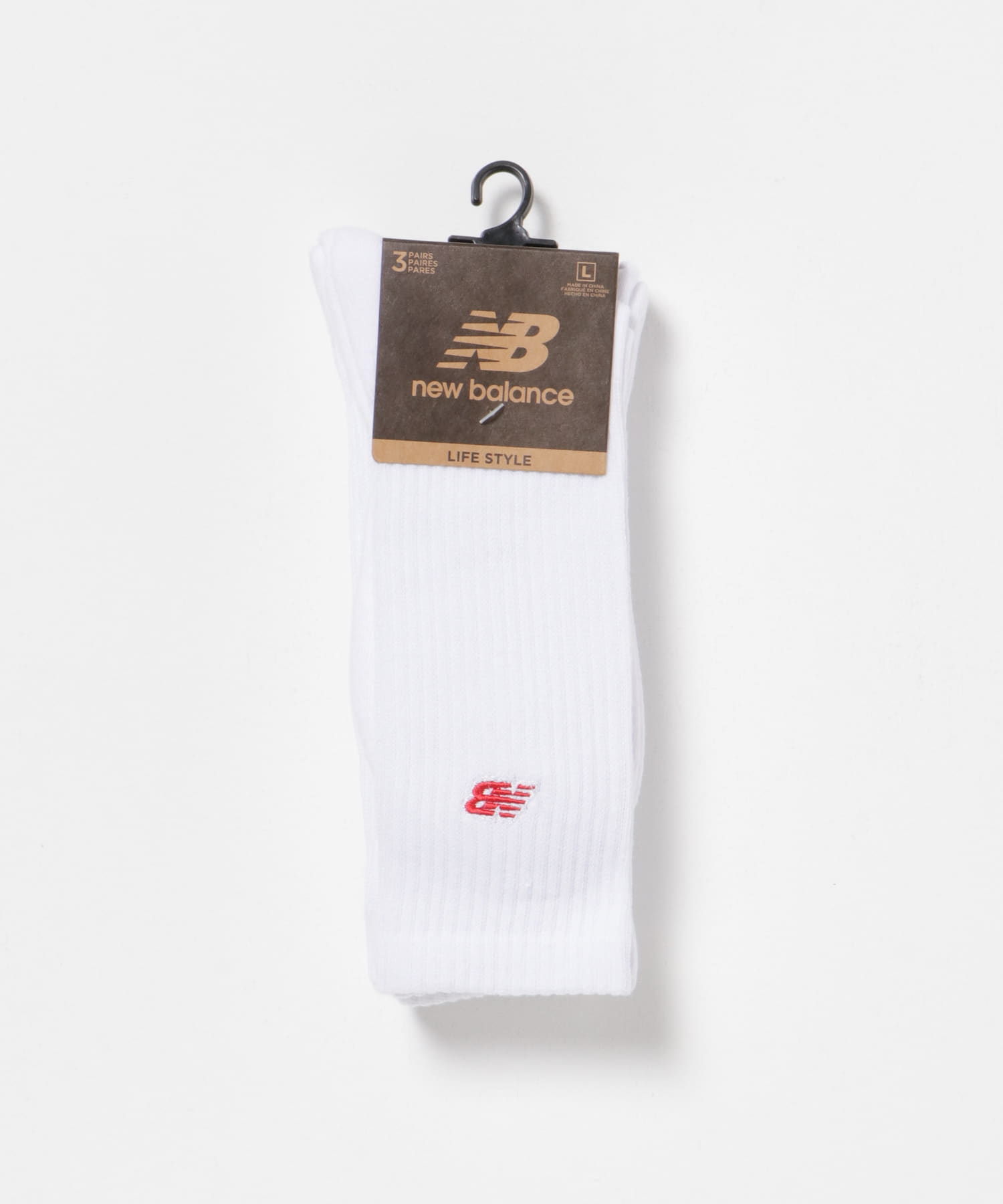 NEW BALANCE　パッチロゴ3Pソックス