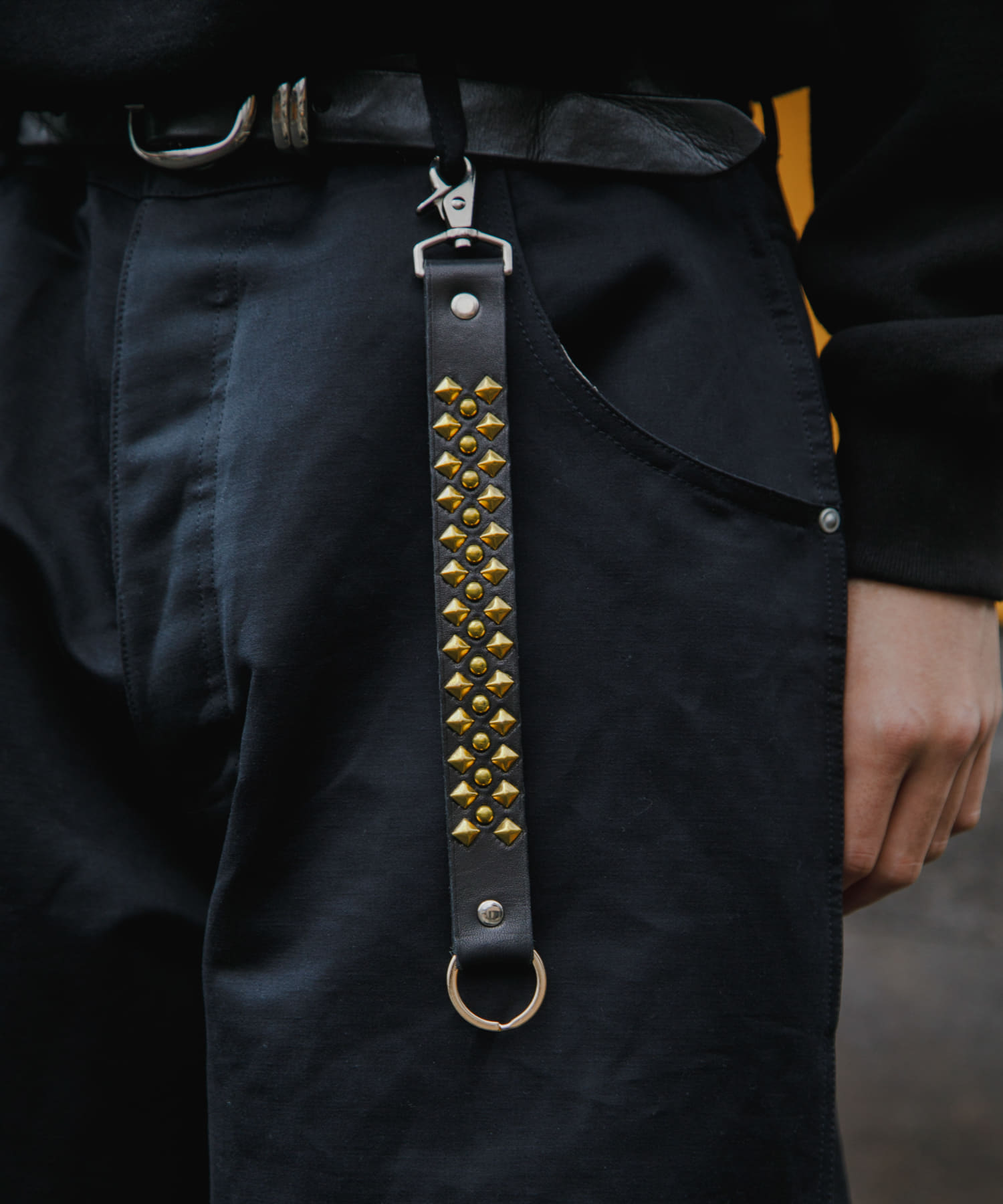 Willow Pants　Vintage Studs Bracelet BLK FREE