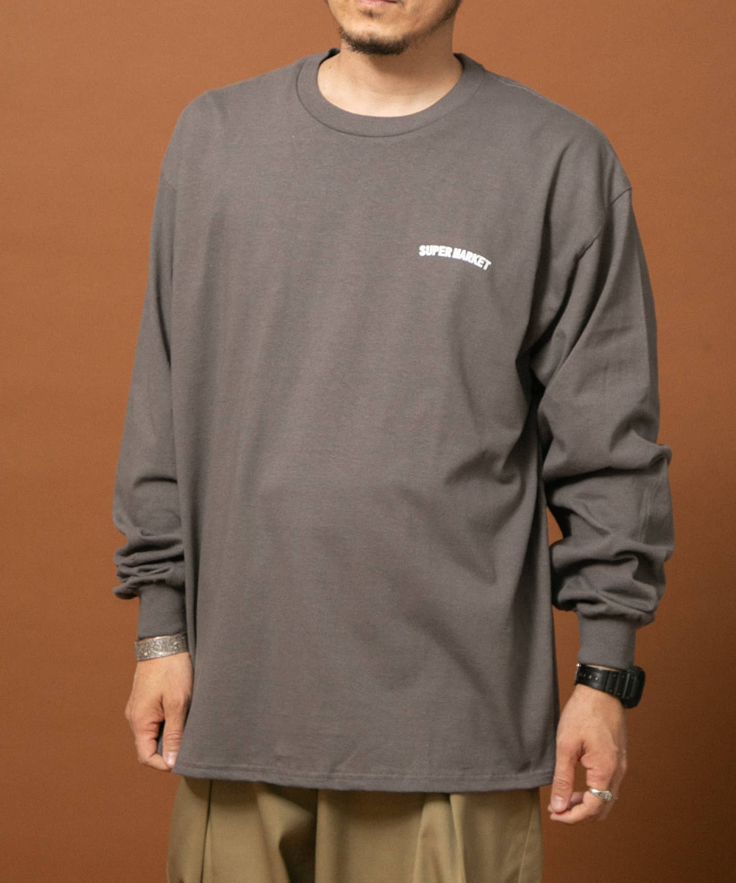 SUPERMARKET　SMドーナツロングスリーブTシャツ