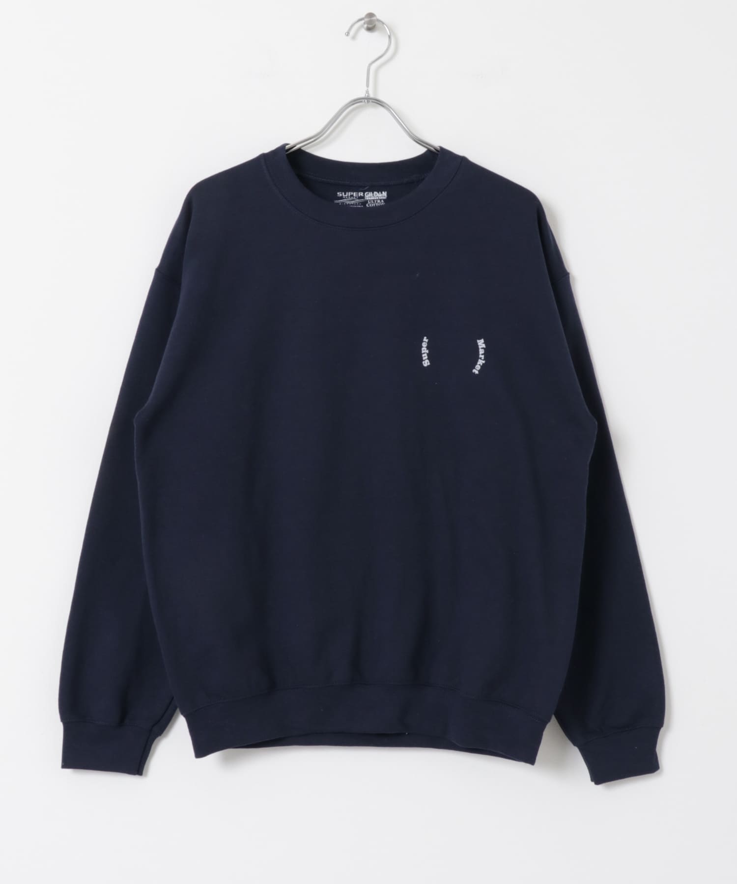 SUPERMARKET　SMサークルスウェット NAVY M