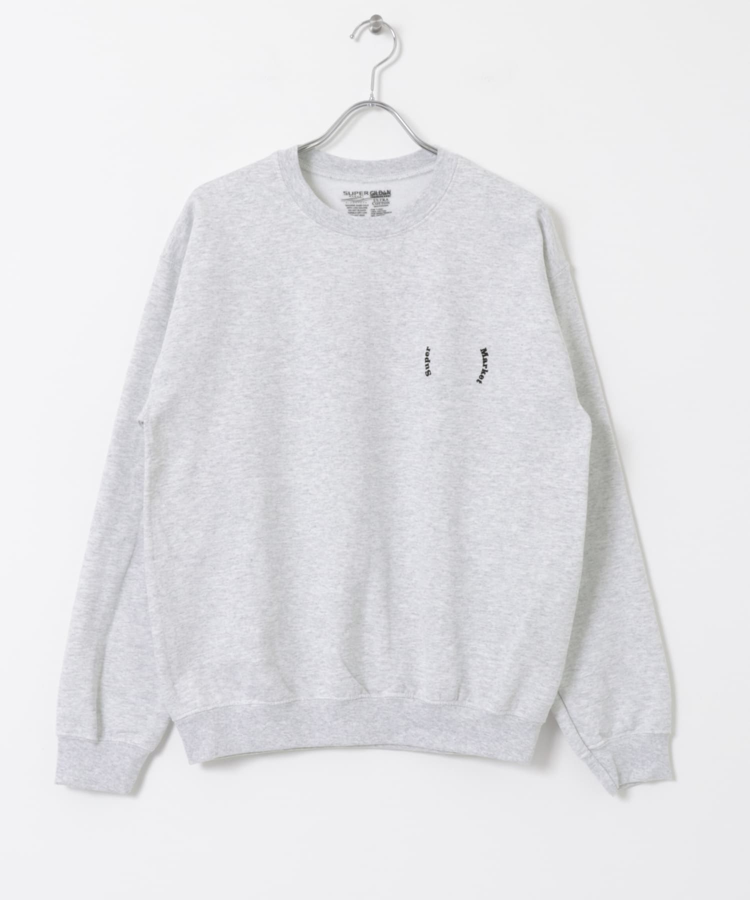 SUPERMARKET　SMサークルスウェット ASH M