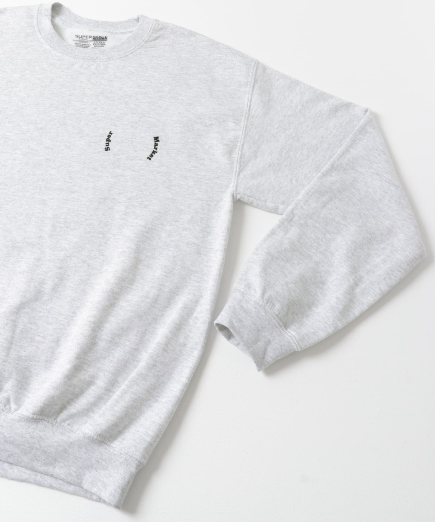 SUPERMARKET　SMサークルスウェット ASH M