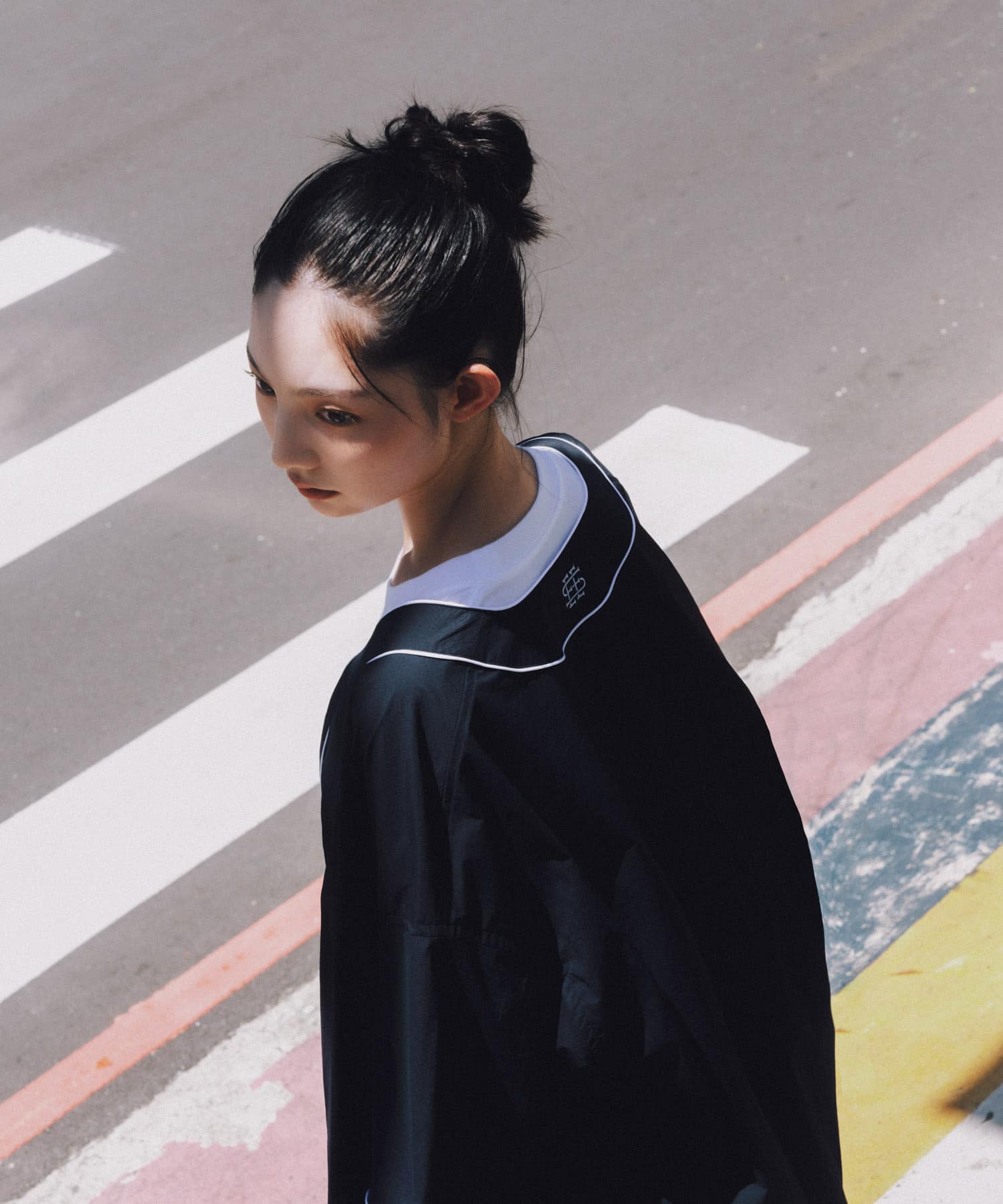SEE SEE NYLON BASEBALL SHIRTS(XXXXL BLACK): トップス｜URBAN