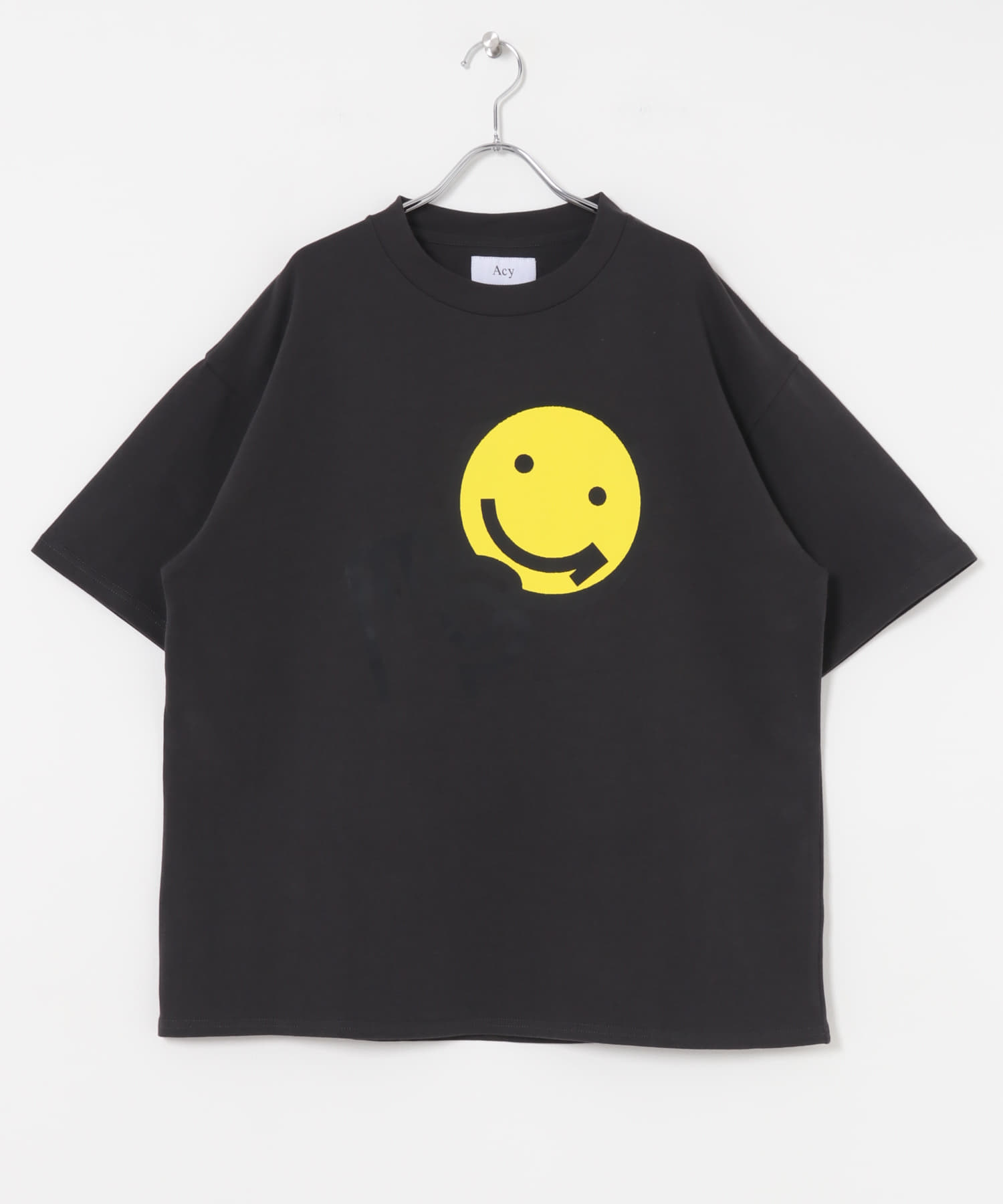 Acy　SMILEy TEE BLACK 2