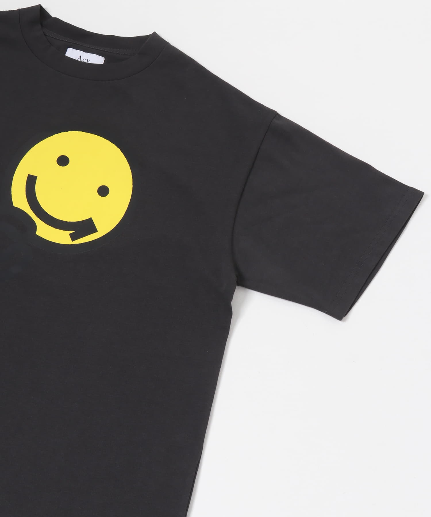 Acy　SMILEy TEE BLACK 2
