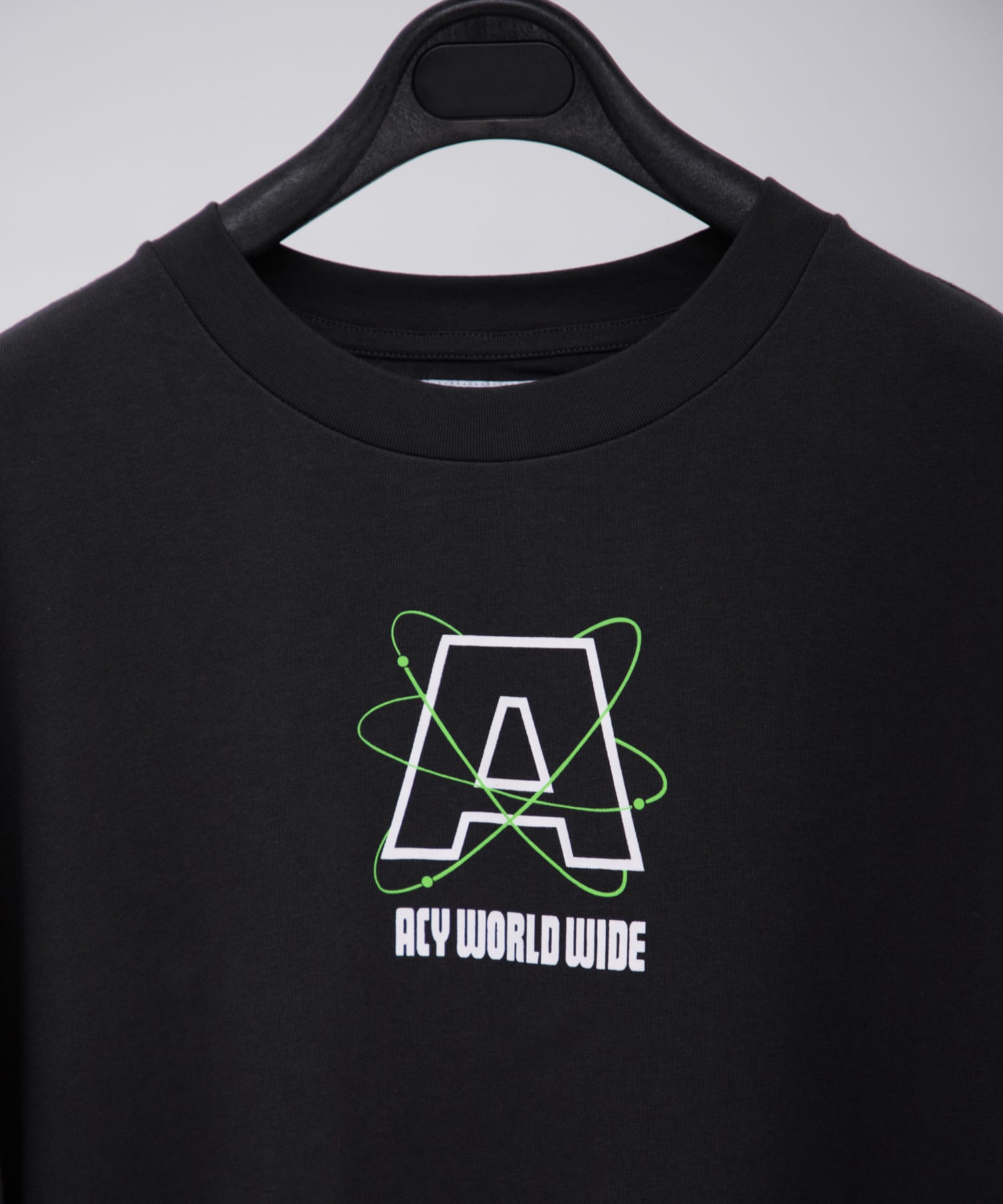 Acy　WORLD WIDE TEE L.BLACK 2