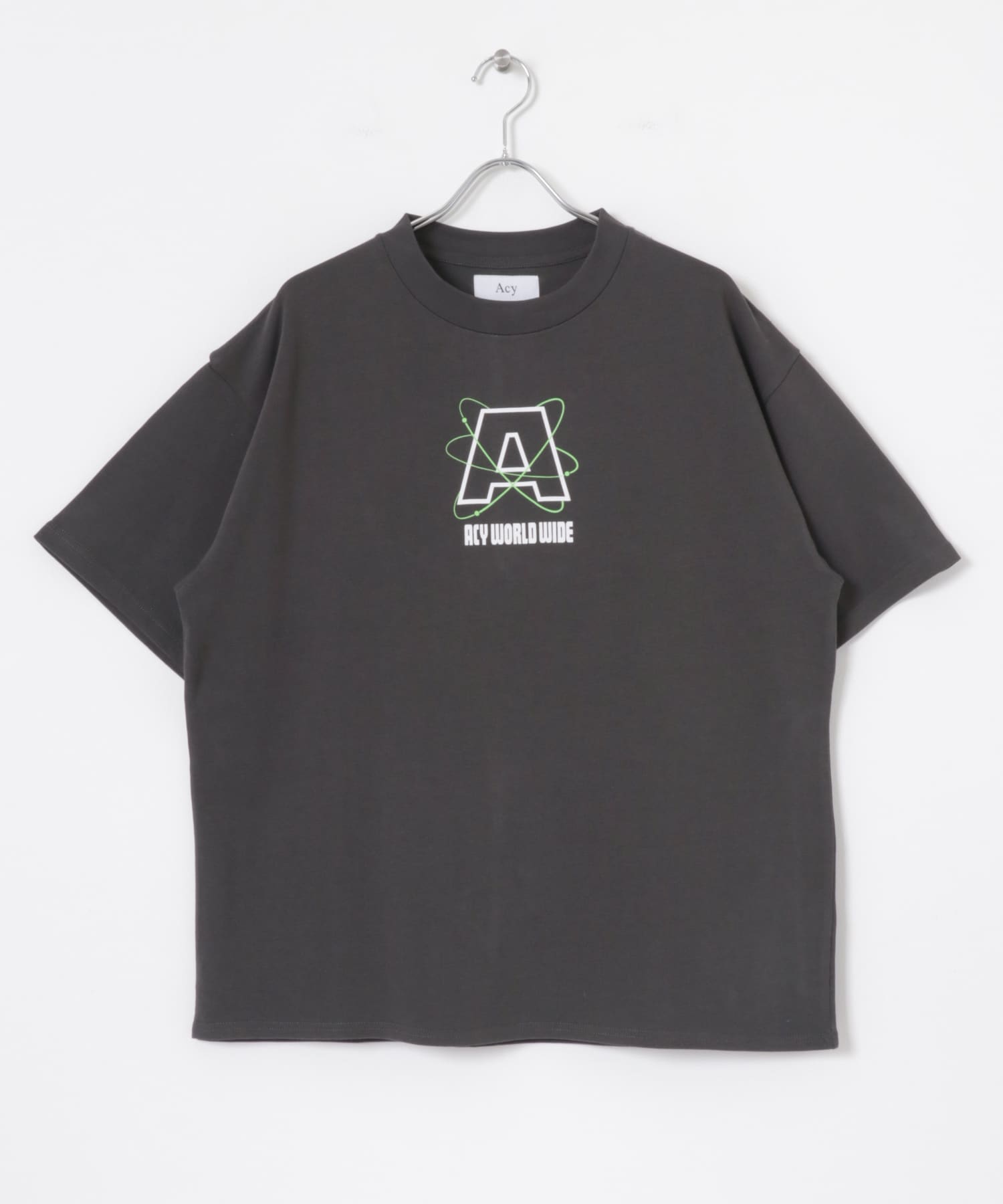Acy　WORLD WIDE TEE L.BLACK 2