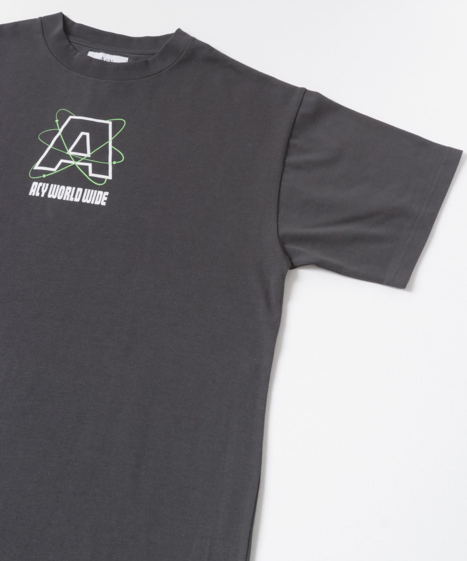 Acy　WORLD WIDE TEE L.BLACK 2