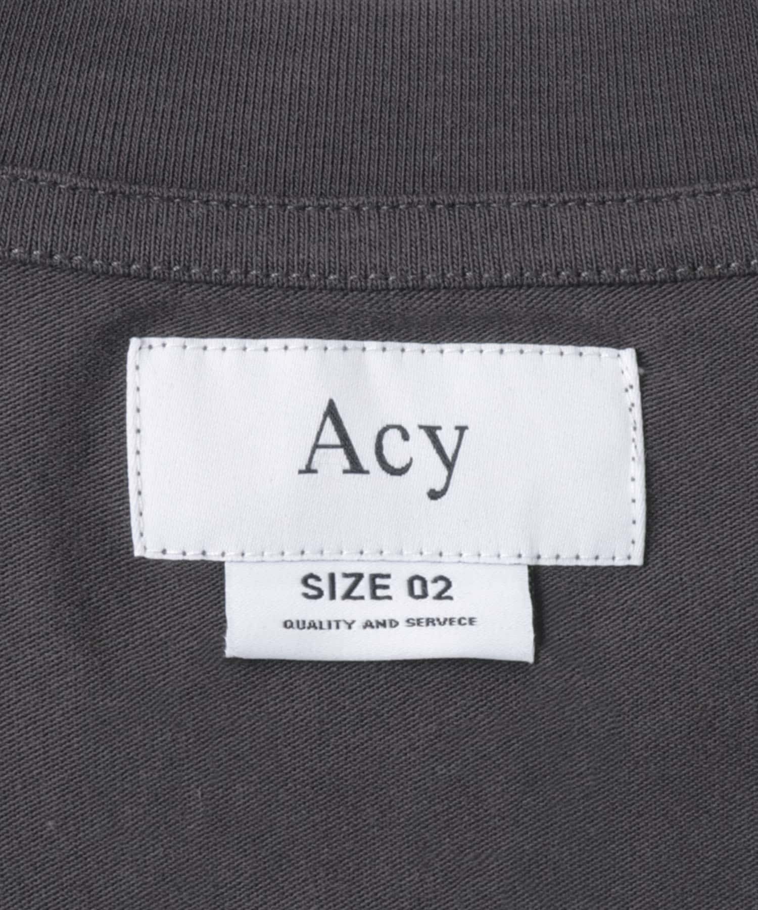Acy　WORLD WIDE TEE L.BLACK 2