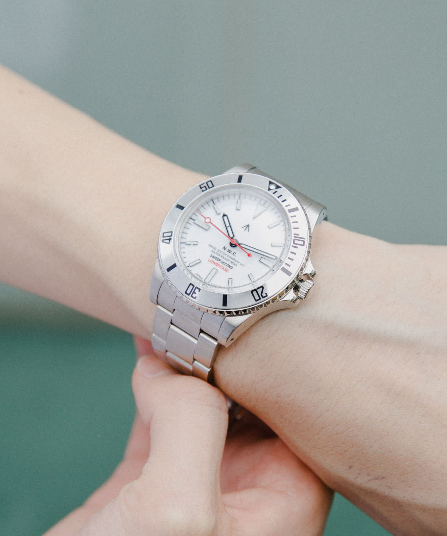 NAVAL WATCH NAVALWATCH by LOWERCASE for URBS(FREE WHITE