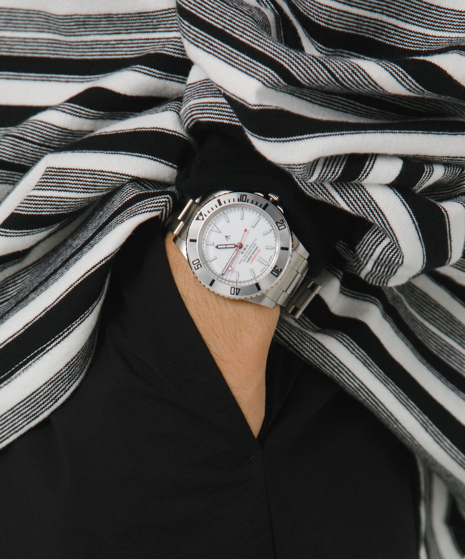 NAVAL WATCH NAVALWATCH by LOWERCASE for URBS(FREE WHITE