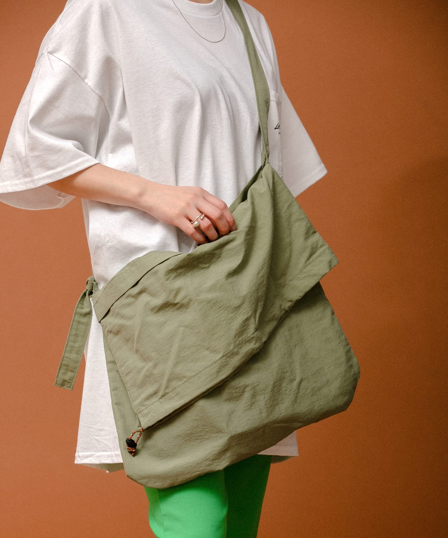 RELAX FIT　イージーバッグ L OLIVE FREE