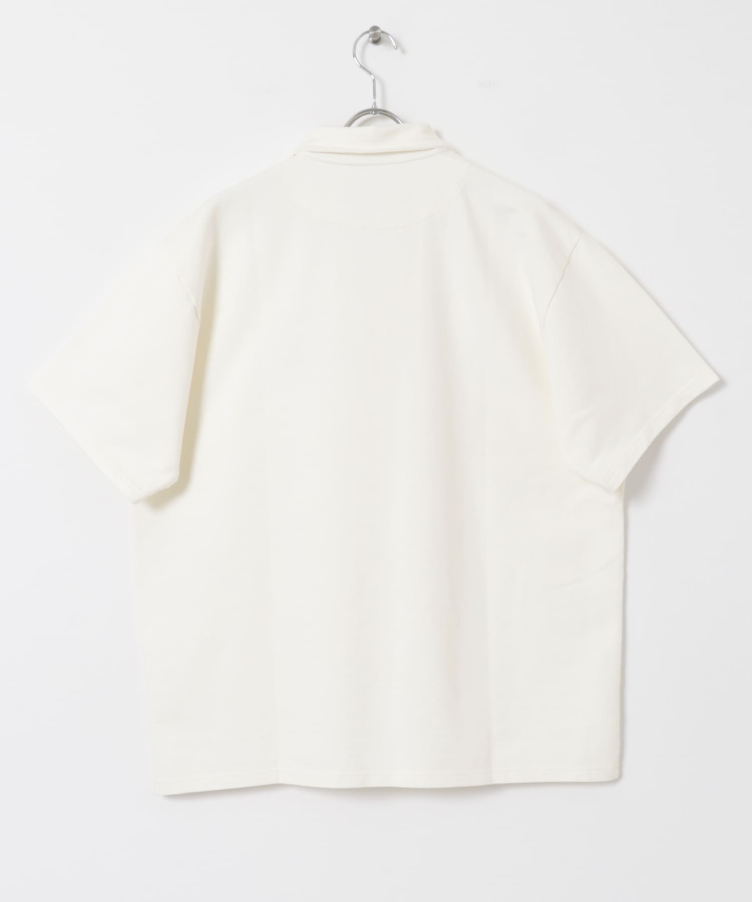 STAY HUNGRY　TREES SHORTSLEEVE POLO WHITE M