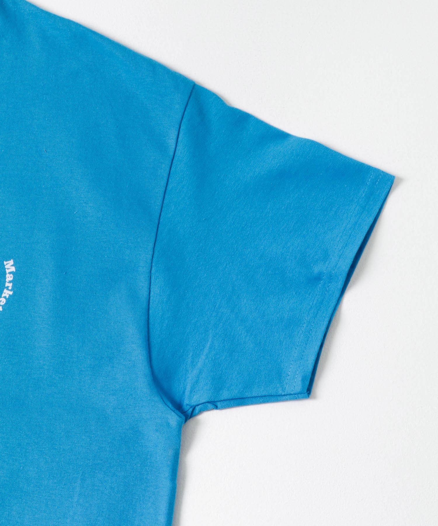 SUPERMARKET　SMサークルT-SHIRTS BLUE FREE